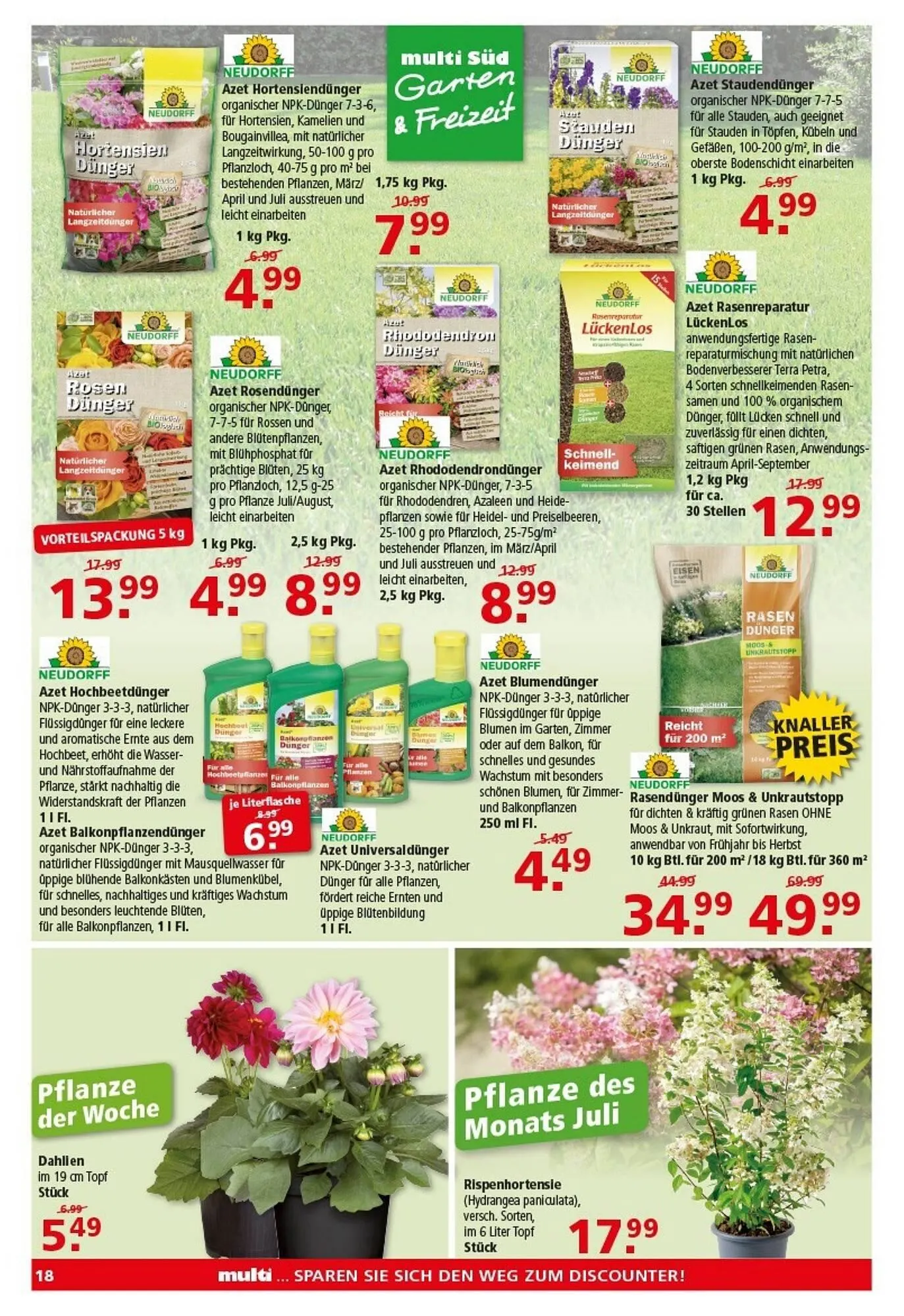 Multi Markt Prospekt von 30. Juni bis 5. Juli 2025 - Prospekt seite 18