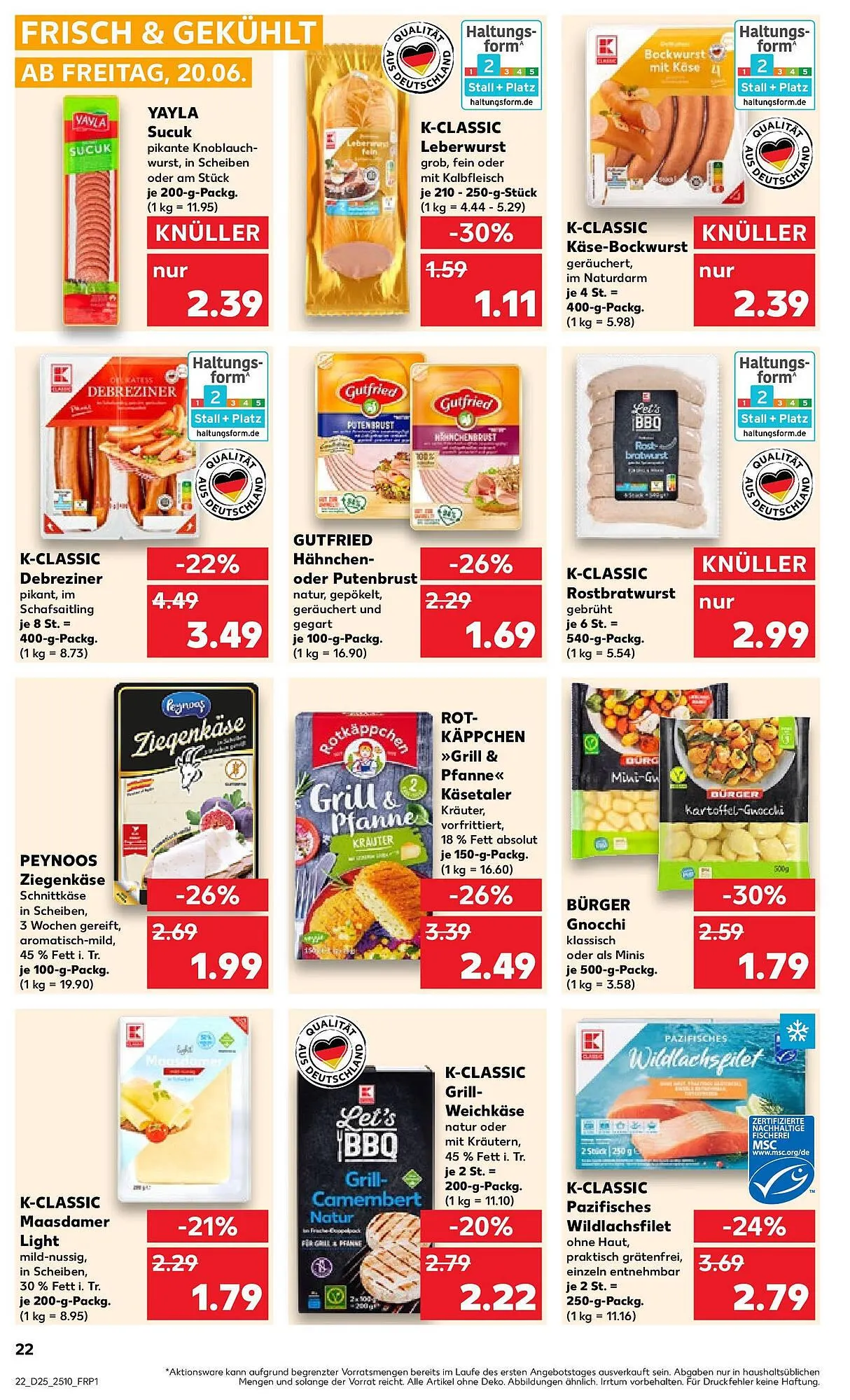 Kaufland Prospekt von 22. Juni bis 25. Juni 2025 - Prospekt seite 39