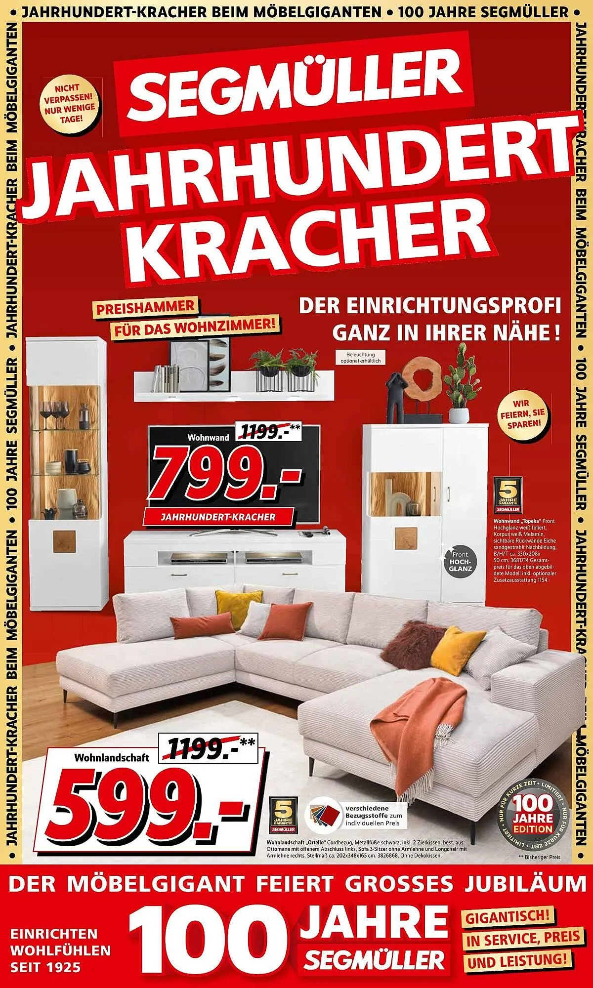 Segmüller Prospekt von 21. Juni bis 5. Juli 2025 - Prospekt seite 1