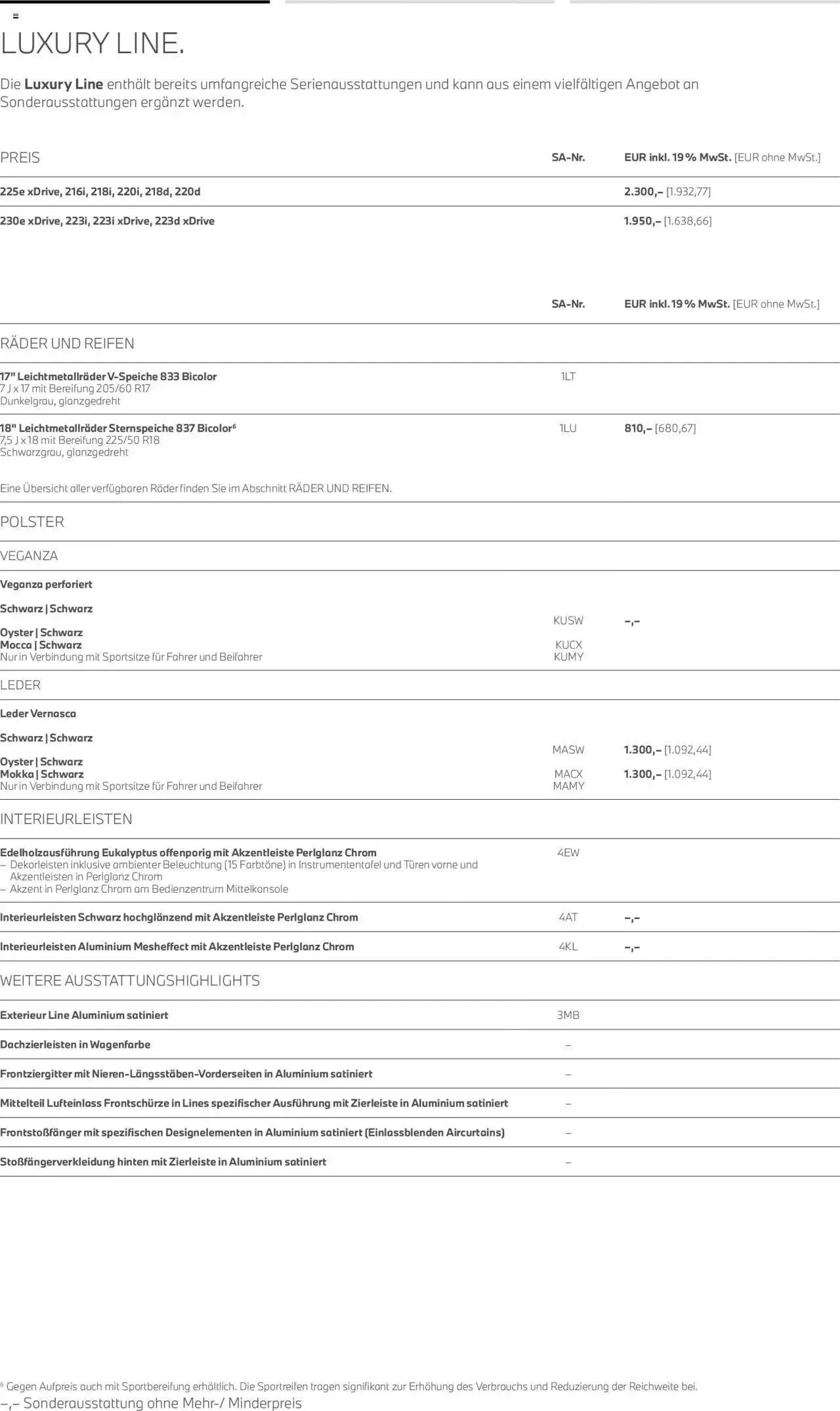 BMW 2er Active Tourer von 1. Juli bis 30. Juni 2025 - Prospekt seite 9