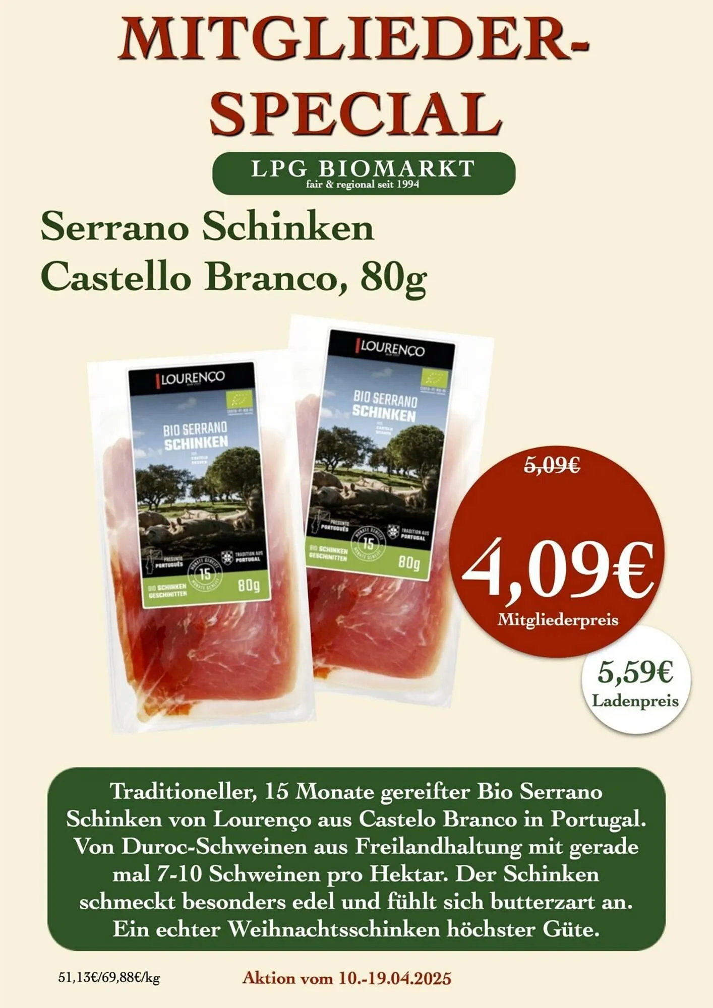 LPG Biomarkt Prospekt von 10. April bis 16. April 2025 - Prospekt seite 7