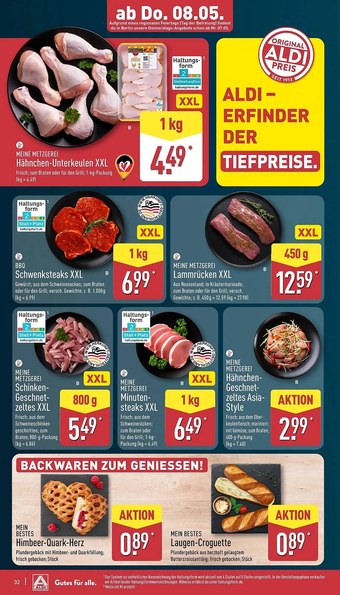Aldi Nord Prospekt von 5. Mai bis 11. Mai 2025 - Prospekt seite 32