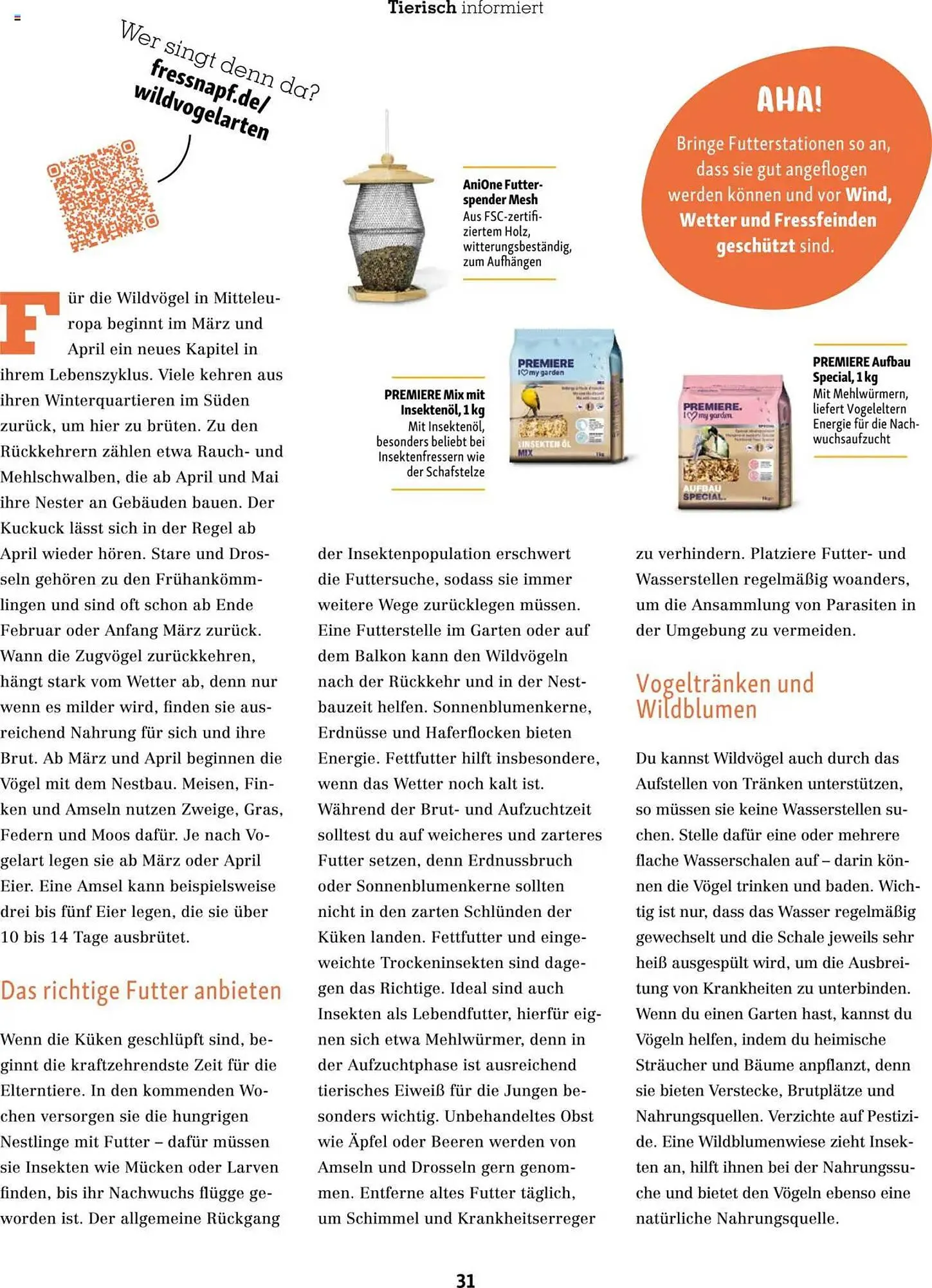 Fressnapf Prospekt von 1. März bis 30. April 2025 - Prospekt seite 31