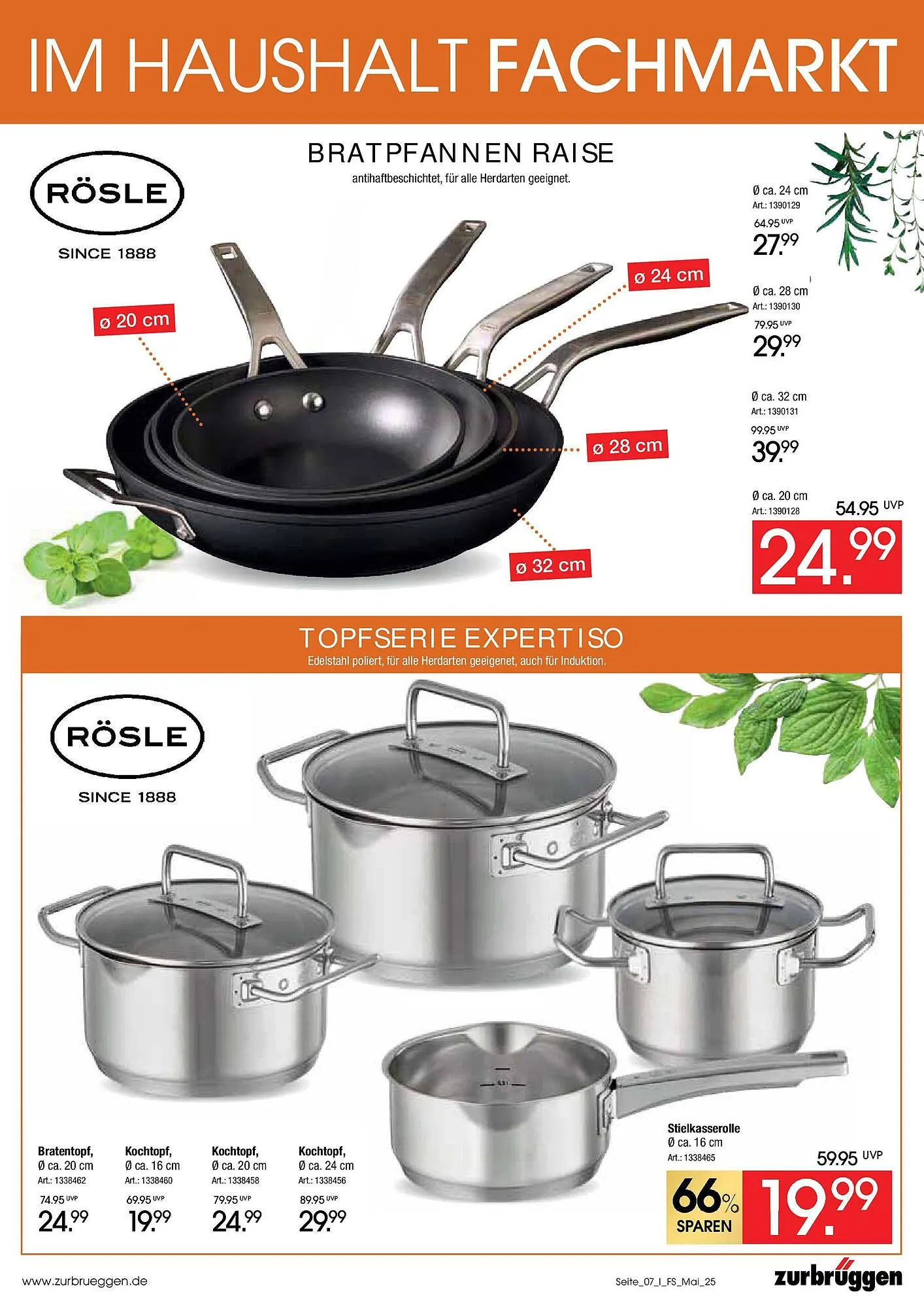 Zurbrüggen Prospekt von 1. Mai bis 31. Mai 2025 - Prospekt seite 7