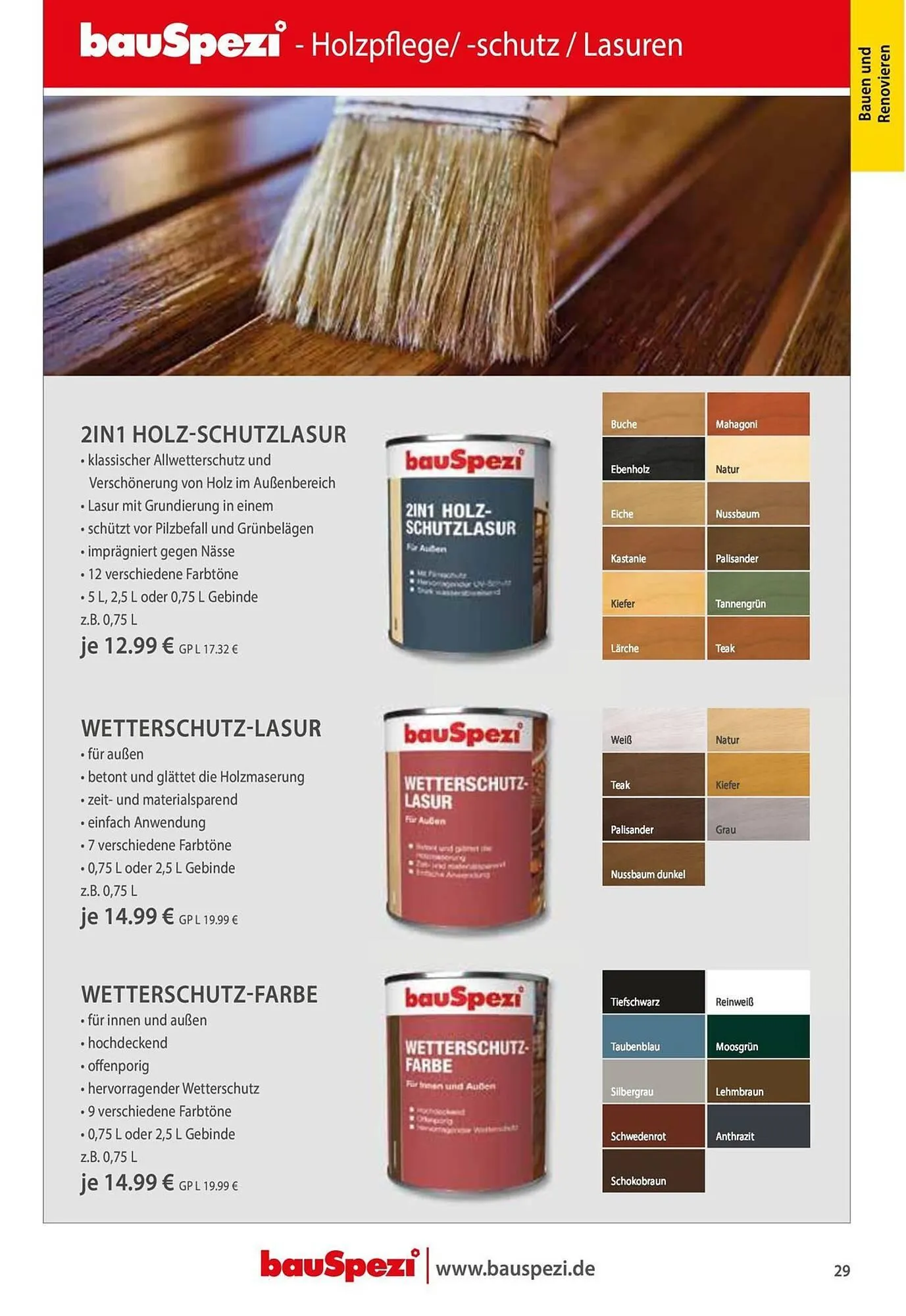 BauSpezi Prospekt von 15. April bis 31. Dezember 2026 - Prospekt seite 31