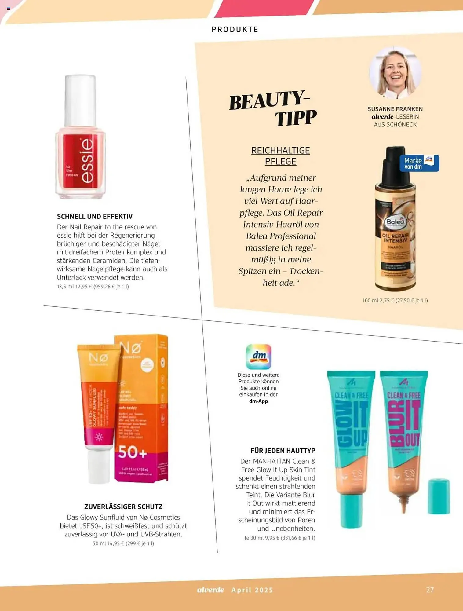 dm drogerie Prospekt von 1. April bis 30. April 2025 - Prospekt seite 27