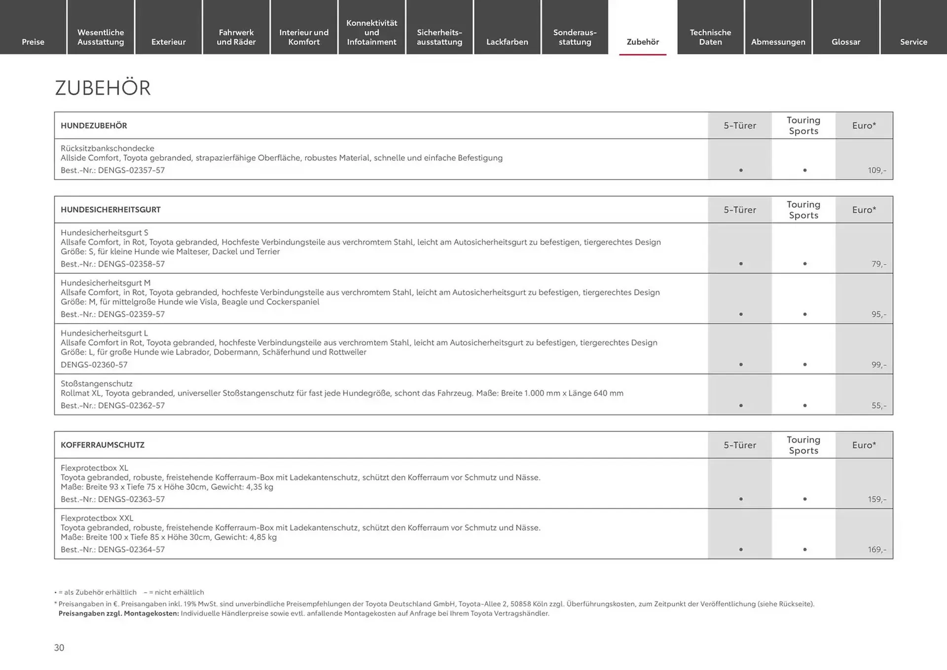 Toyota Prospekt von 24. Januar bis 24. Januar 2026 - Prospekt seite 30
