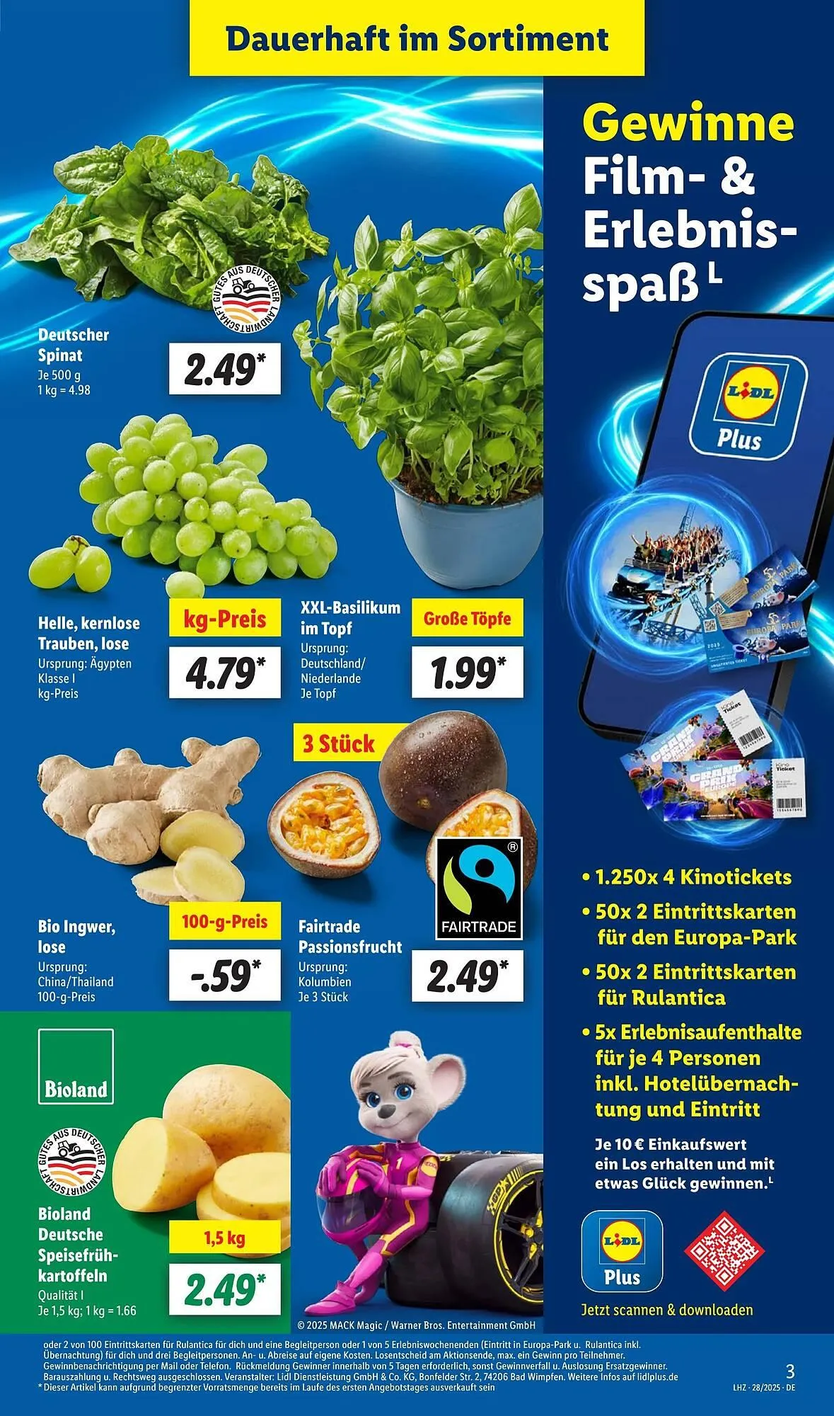 Lidl Prospekt von 7. Juli bis 12. Juli 2025 - Prospekt seite 3