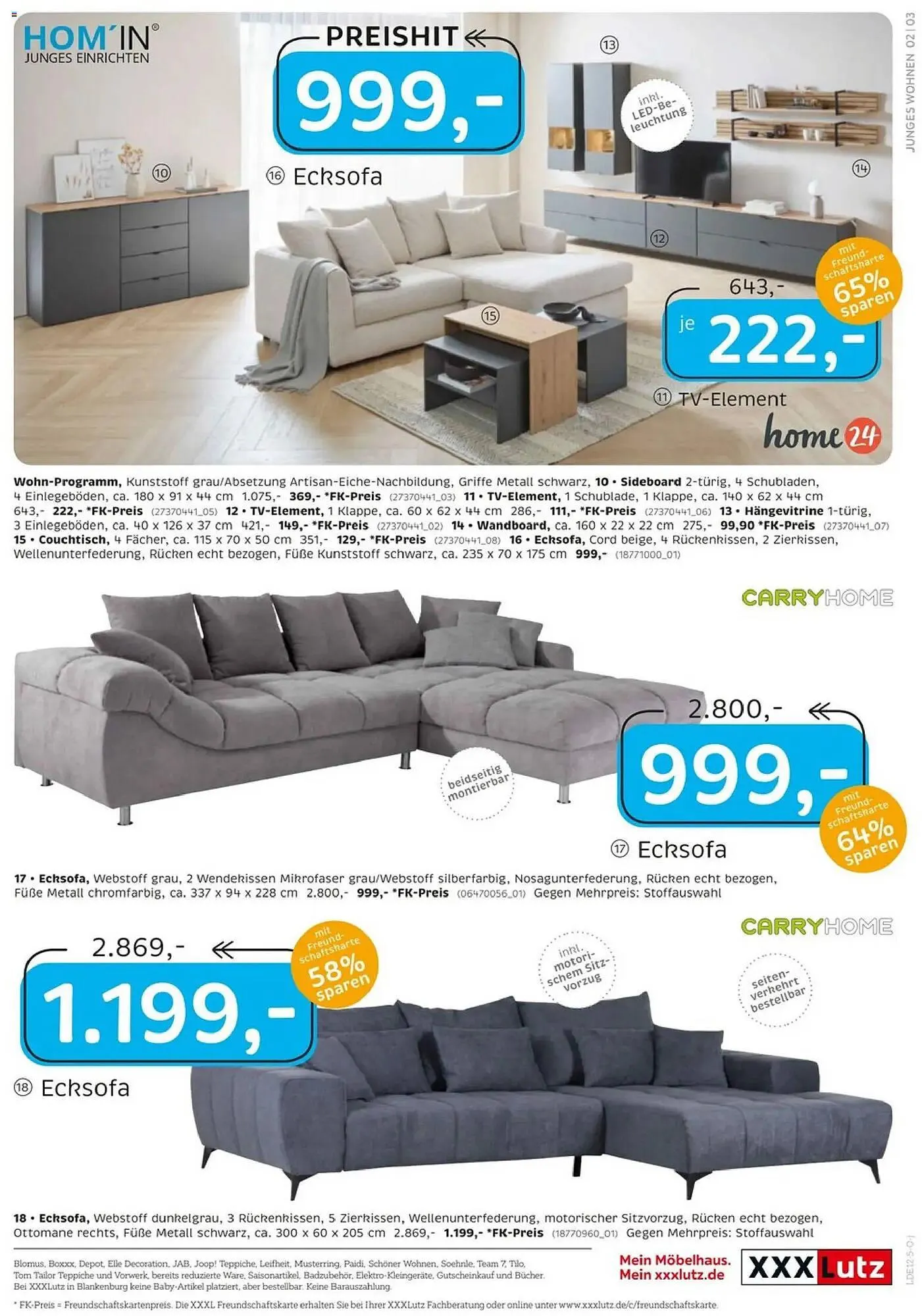 XXXLutz Prospekt von 30. November bis 14. Dezember 2025 - Prospekt seite 3