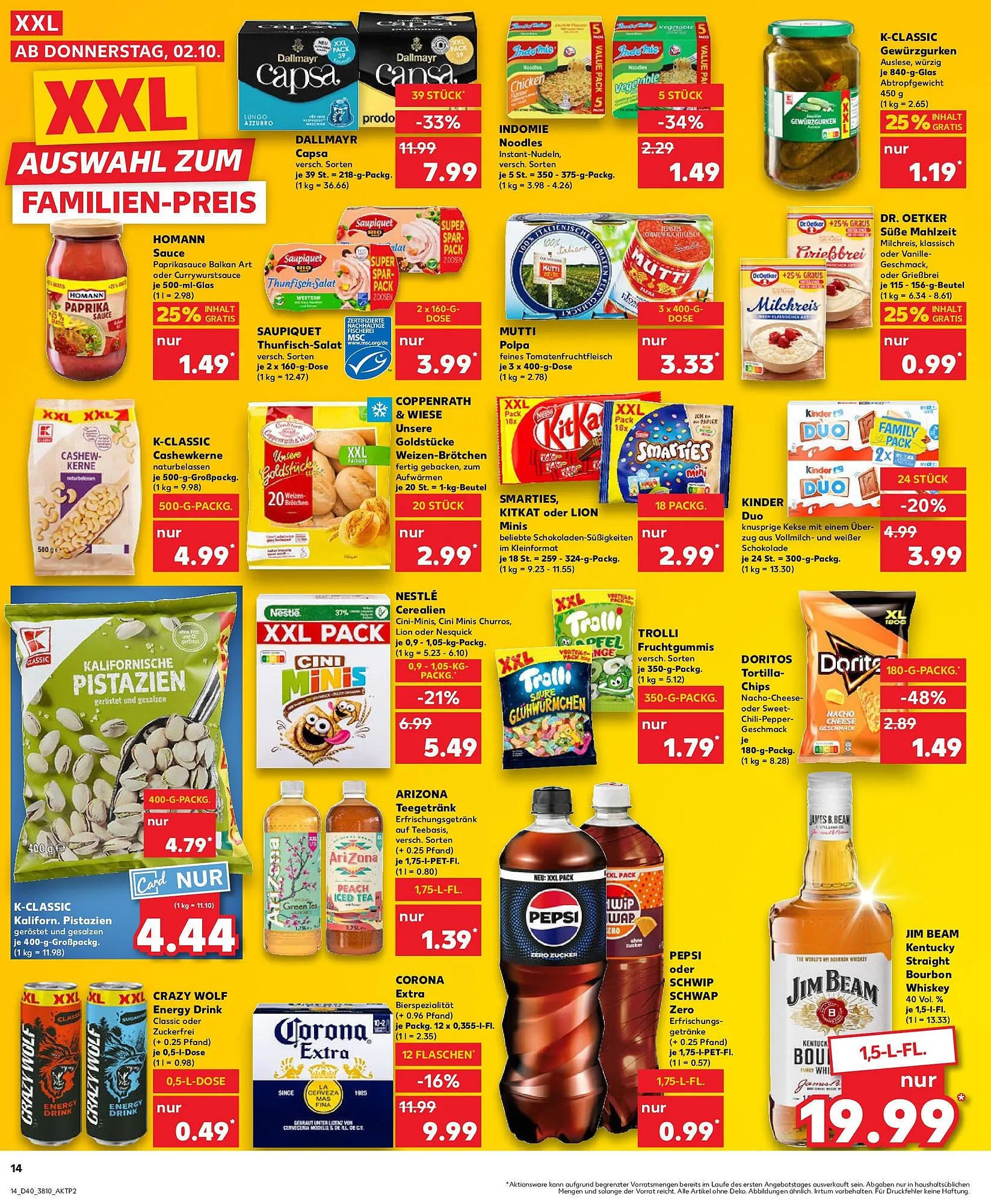 Kaufland Prospekt von 5. Oktober bis 8. Oktober 2025 - Prospekt seite 14