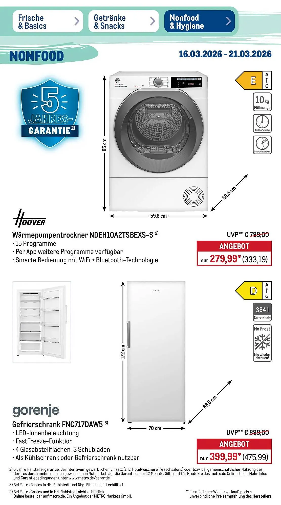 METRO Prospekt von 15. März bis 21. März 2026 - Prospekt seite 55