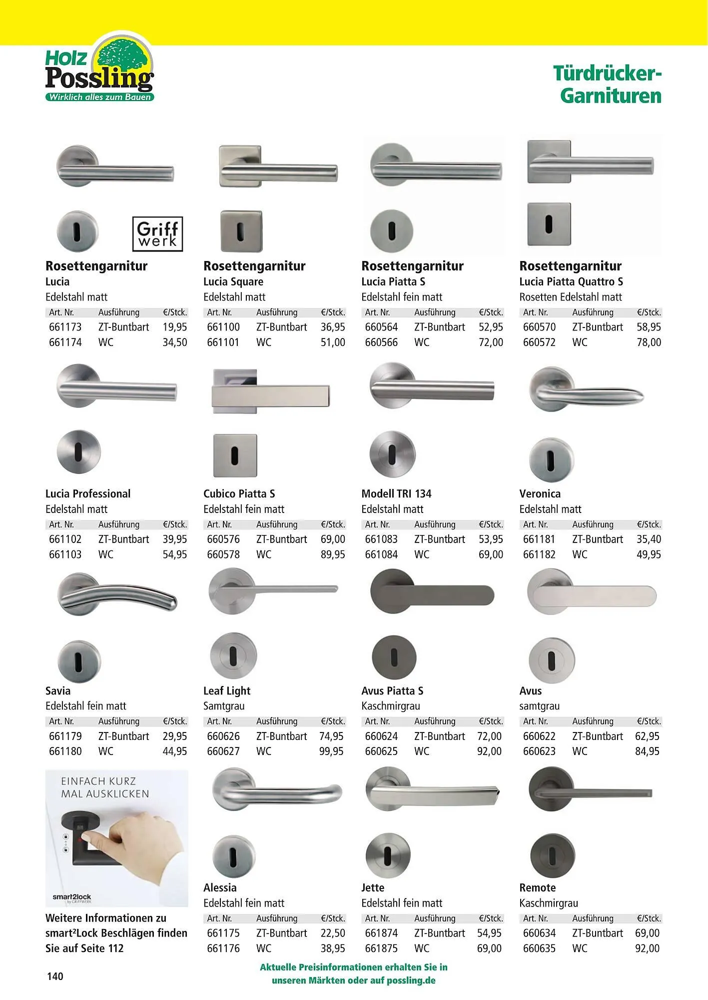 Holz Possling Prospekt von 2. Mai bis 31. Juli 2025 - Prospekt seite 140