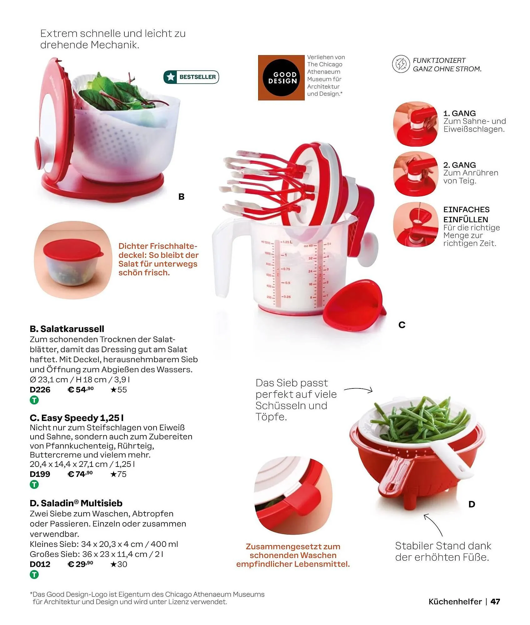 Tupperware Prospekt von 2. September bis 1. März 2025 - Prospekt seite 47