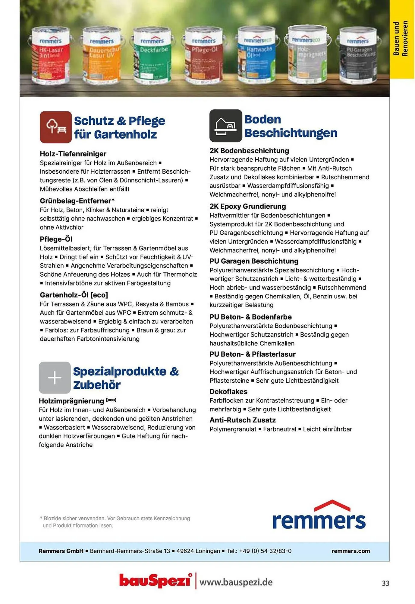 BauSpezi Prospekt von 15. April bis 31. Dezember 2026 - Prospekt seite 35