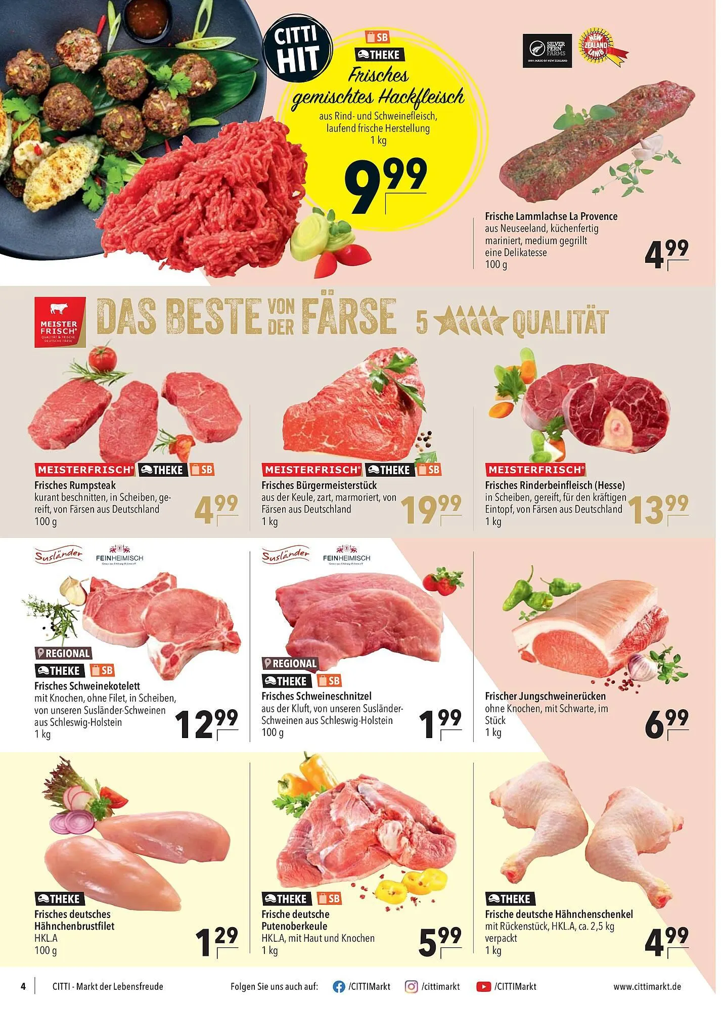 CITTI Markt Prospekt von 14. Januar bis 20. Januar 2026 - Prospekt seite 4