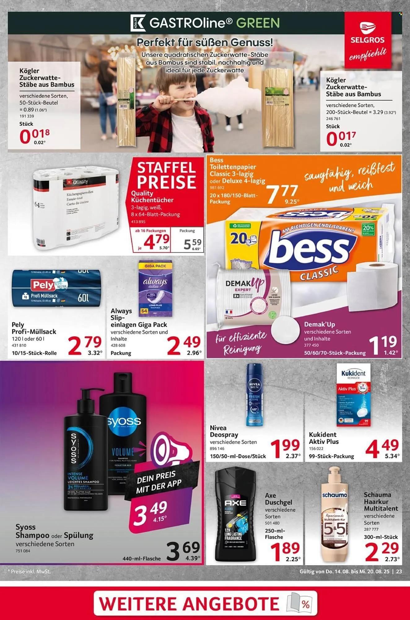 Selgros Prospekt von 14. August bis 20. August 2025 - Prospekt seite 23