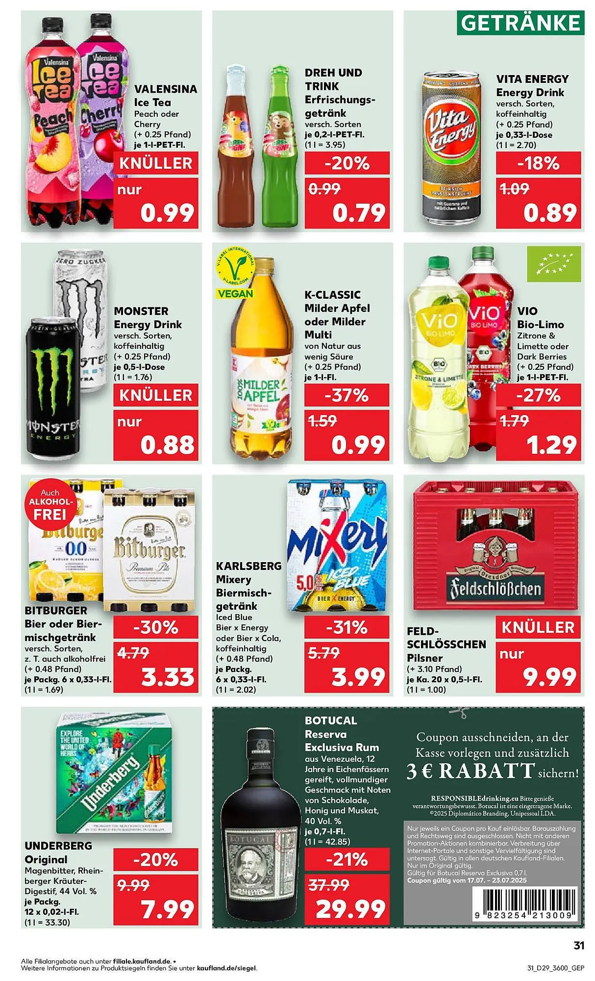 Kaufland Regio Prospekt von 16. Juli bis 23. Juli 2025 - Prospekt seite 31