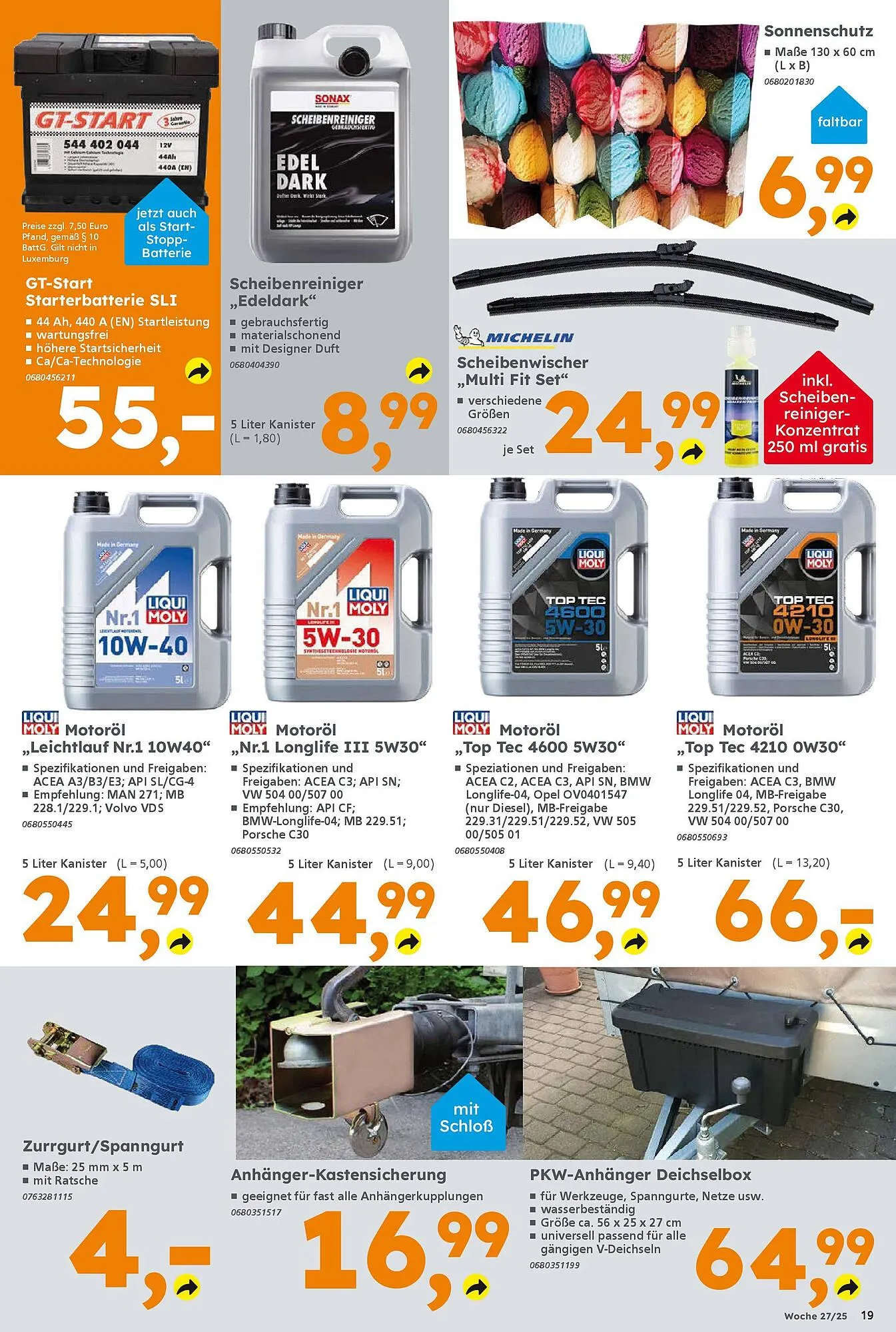Globus Baumarkt Prospekt von 30. Juni bis 5. Juli 2025 - Prospekt seite 19