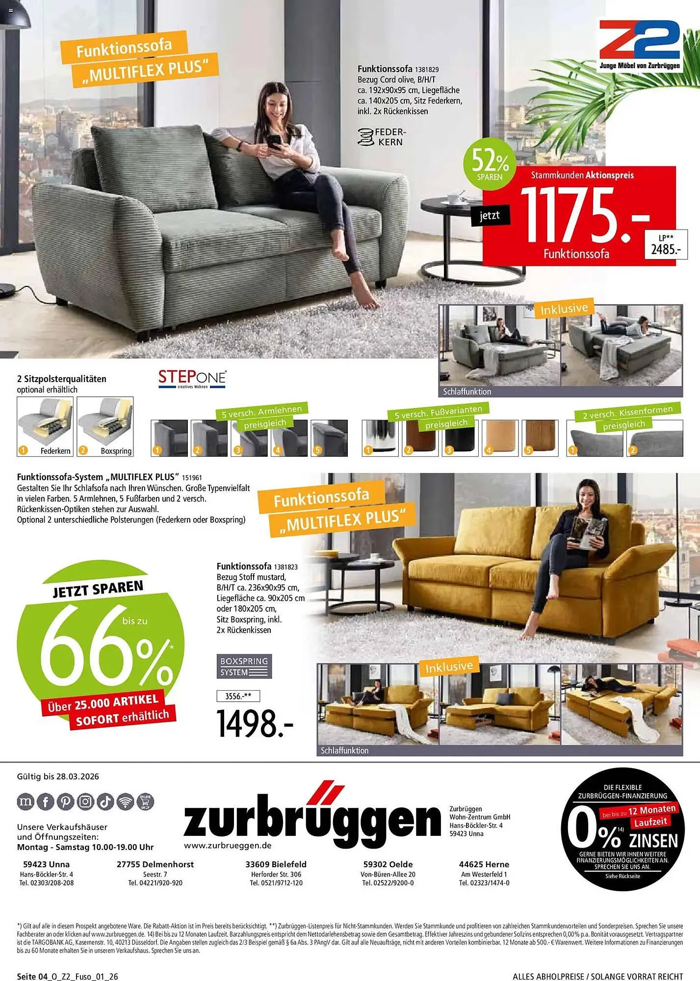 Zurbrüggen Prospekt von 2. März bis 28. März 2026 - Prospekt seite 4