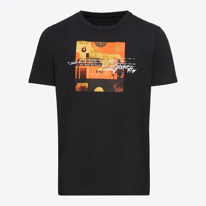 Herren-T-Shirt mit Brustprint