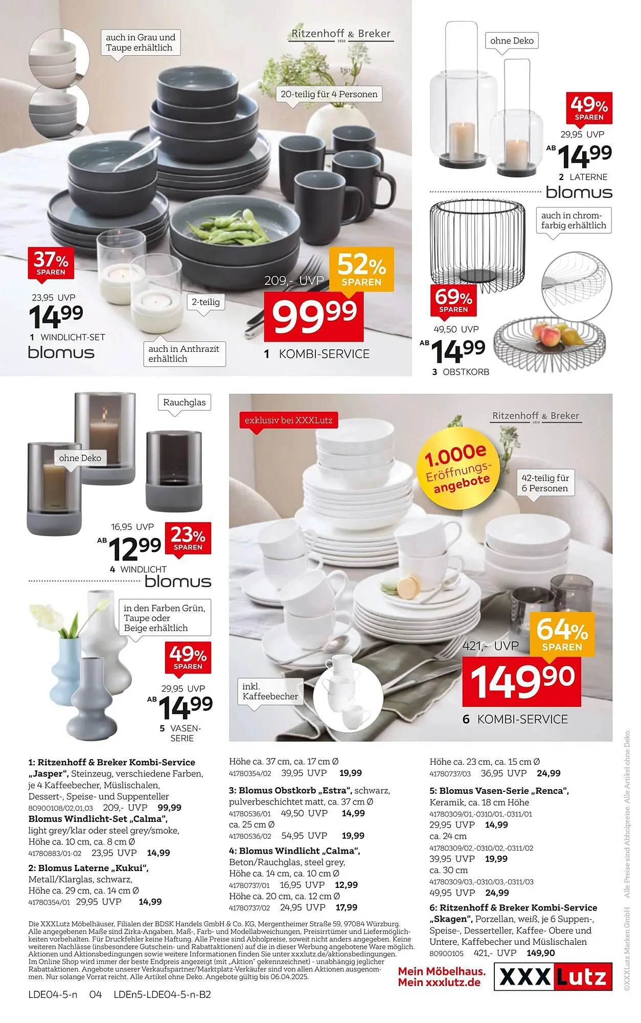 XXXLutz Prospekt von 31. März bis 7. April 2025 - Prospekt seite 8