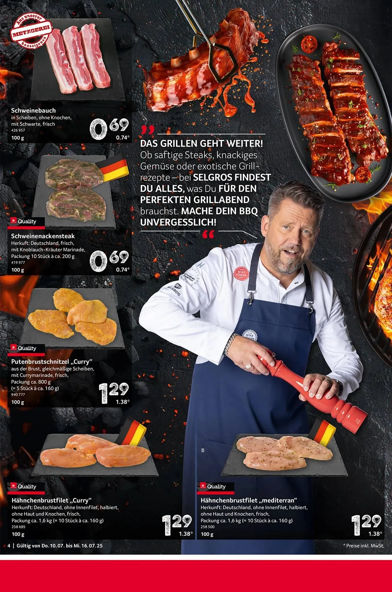 Selgros Prospekt von 10. Juli bis 17. Juli 2025 - Prospekt seite 4