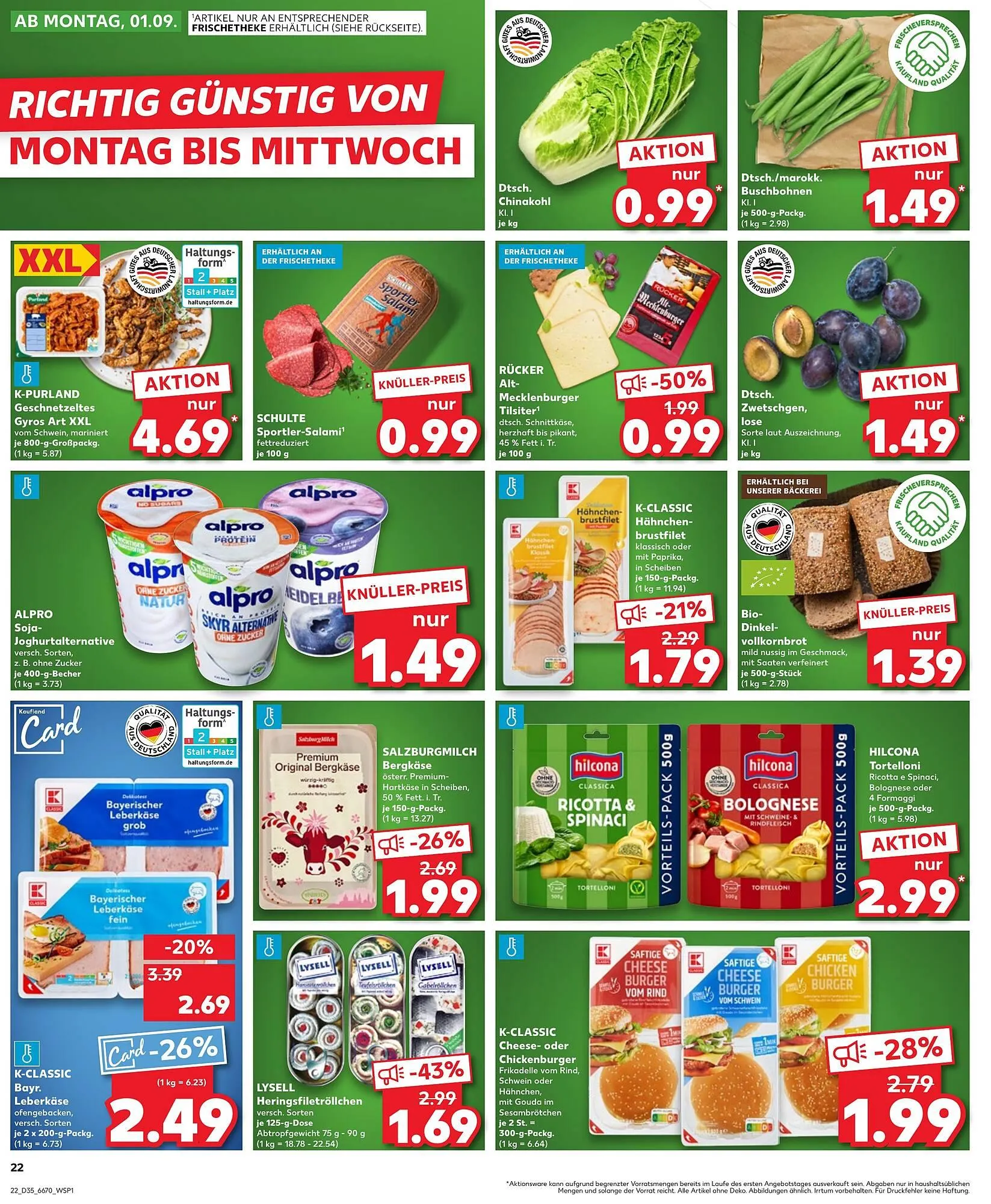 Kaufland Prospekt von 28. August bis 3. September 2025 - Prospekt seite 22
