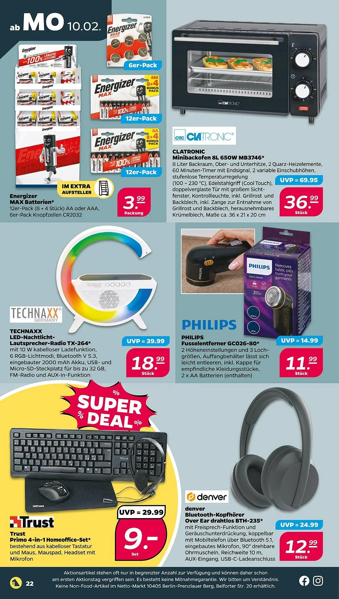 NETTO Prospekt von 10. Februar bis 15. Februar 2025 - Prospekt seite 22