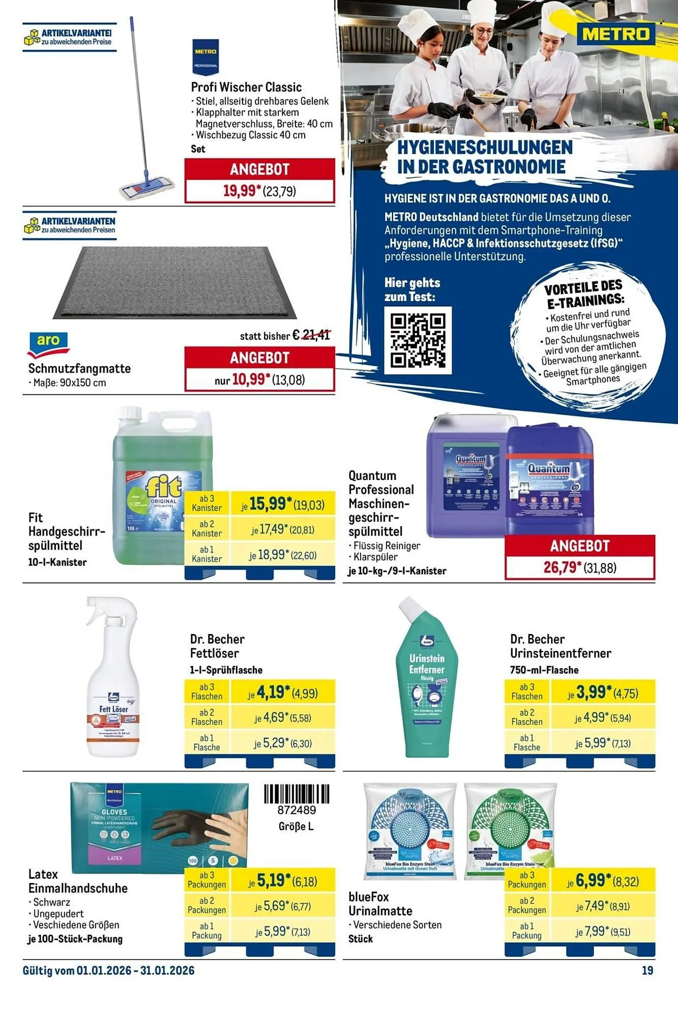 METRO Prospekt von 1. Januar bis 31. Januar 2026 - Prospekt seite 19