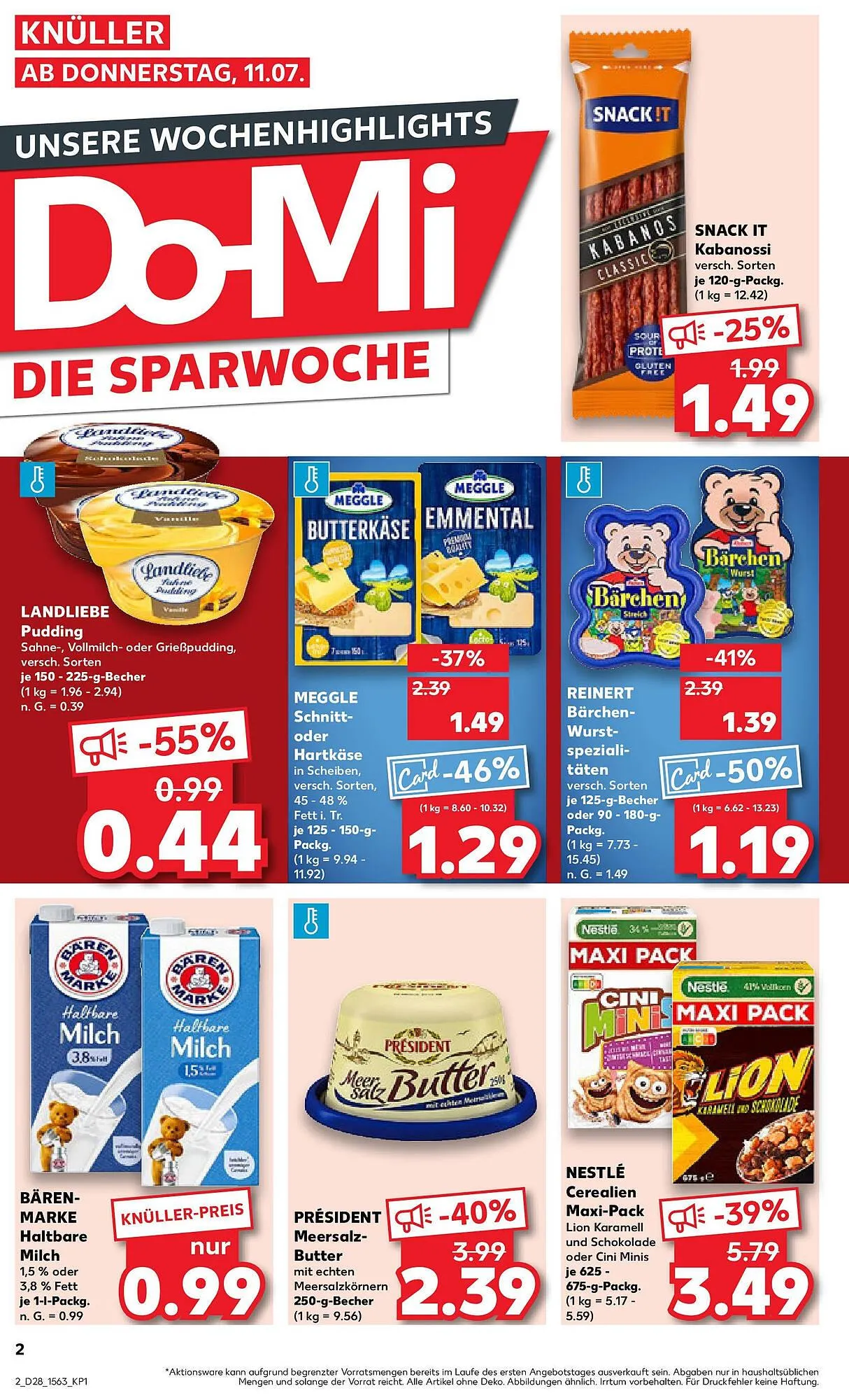 Kaufland Prospekt von 10. Juli bis 17. Juli 2024 - Prospekt seite 2