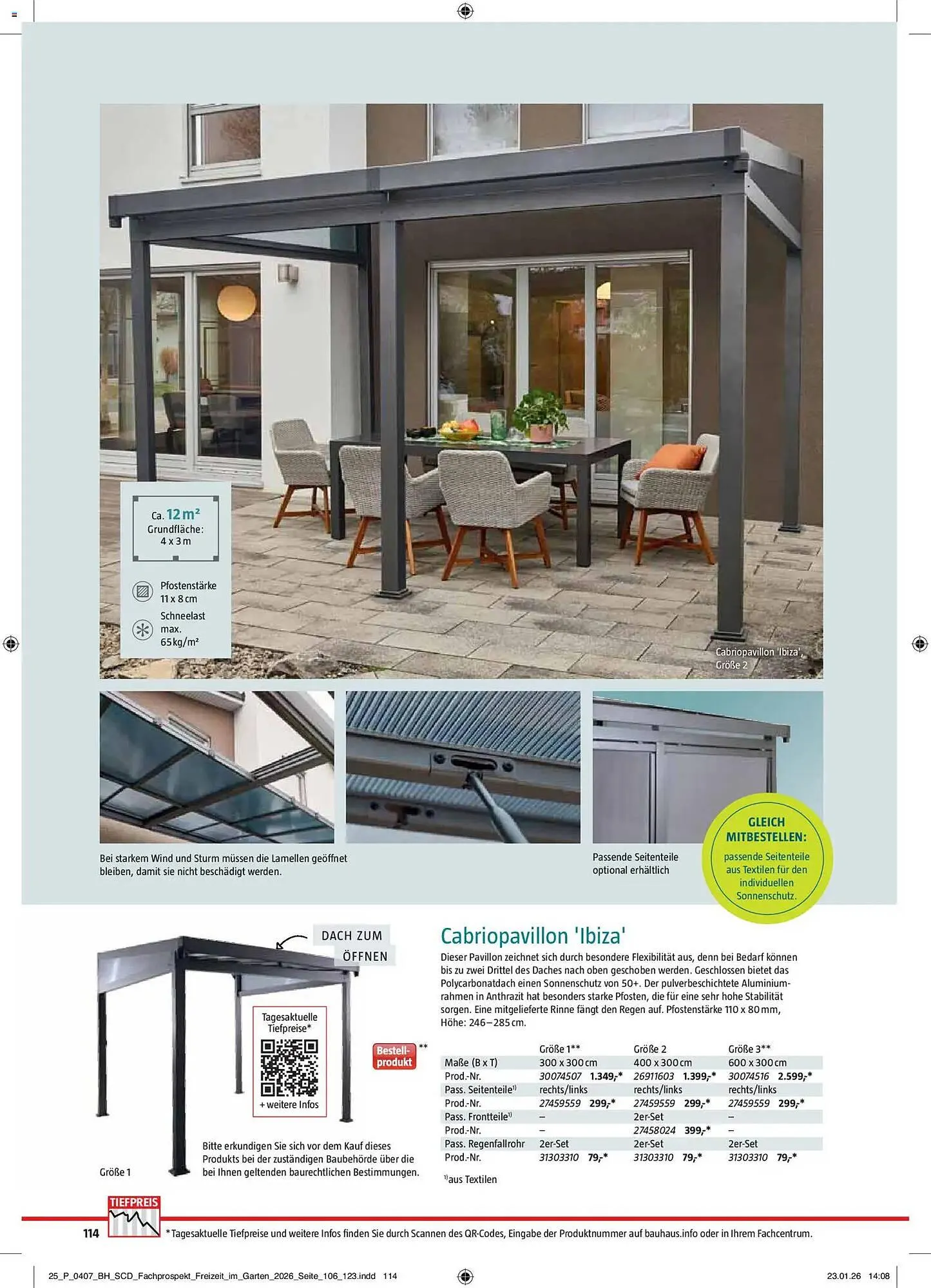 Bauhaus Prospekt von 2. März bis 30. Juni 2026 - Prospekt seite 114