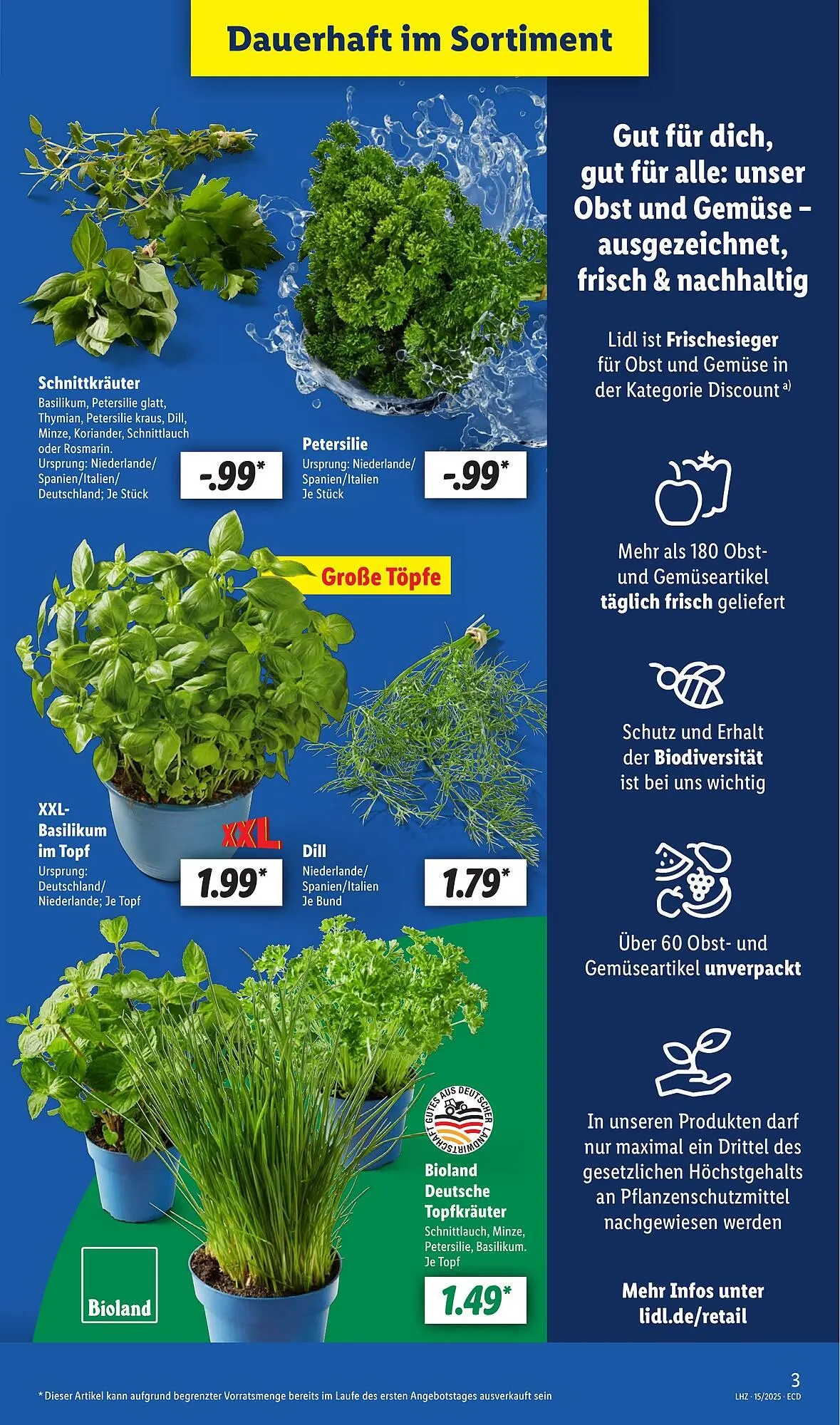 Lidl Prospekt von 7. April bis 12. April 2025 - Prospekt seite 3