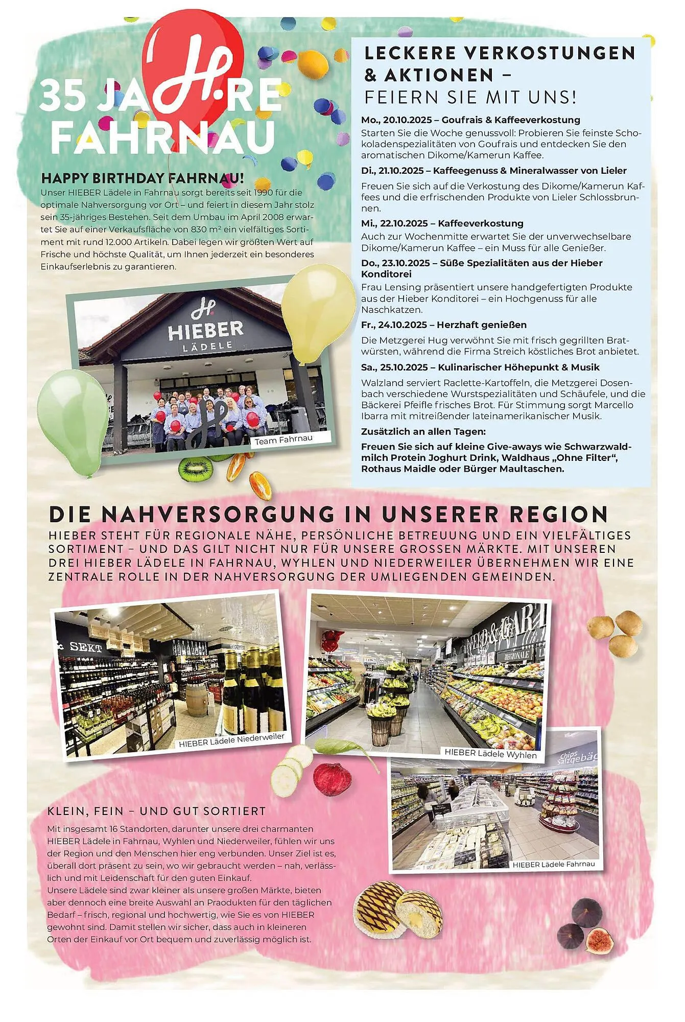 Hieber's Frische Center Prospekt von 19. Oktober bis 25. Oktober 2025 - Prospekt seite 2
