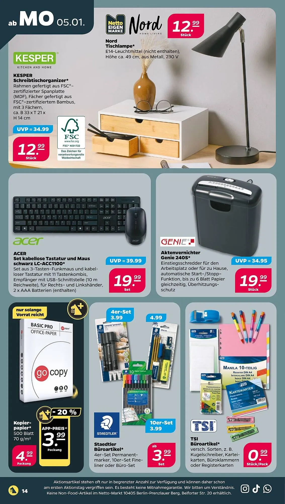 NETTO Prospekt von 5. Januar bis 10. Januar 2026 - Prospekt seite 20