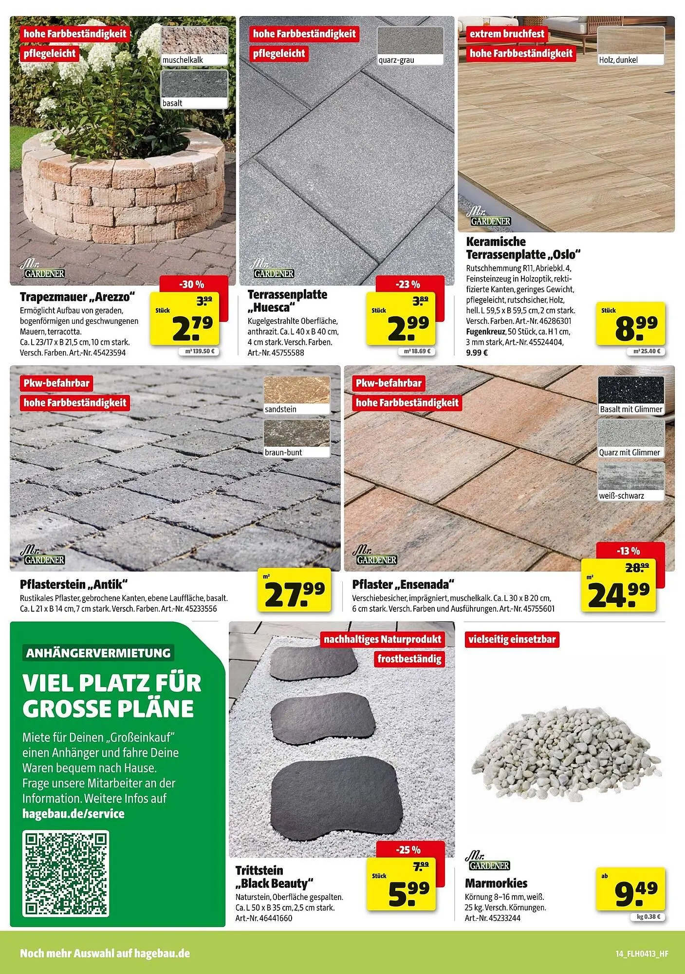 Hagebau Prospekt von 21. März bis 28. März 2026 - Prospekt seite 14