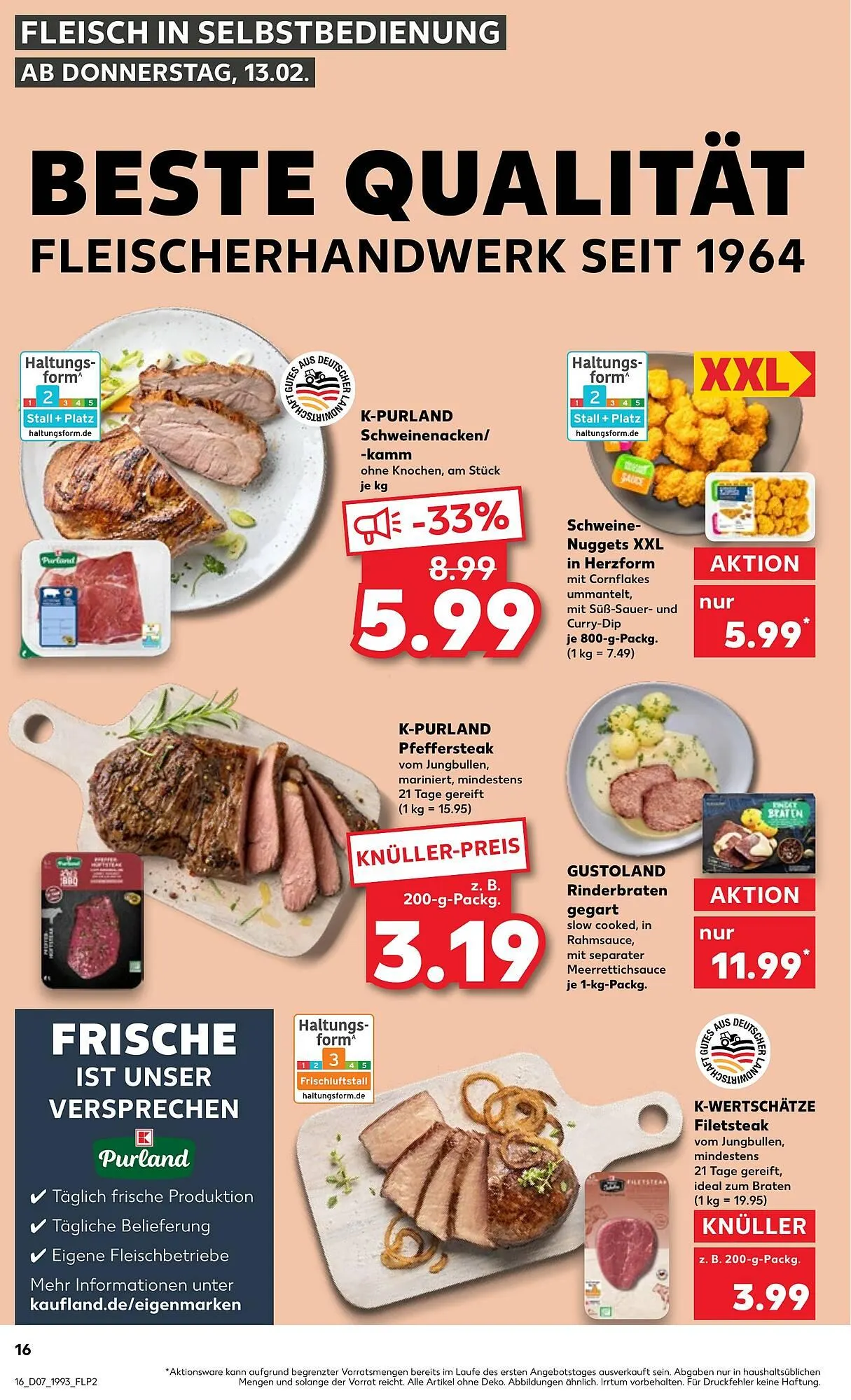 Kaufland Prospekt von 13. Februar bis 19. Februar 2025 - Prospekt seite 16