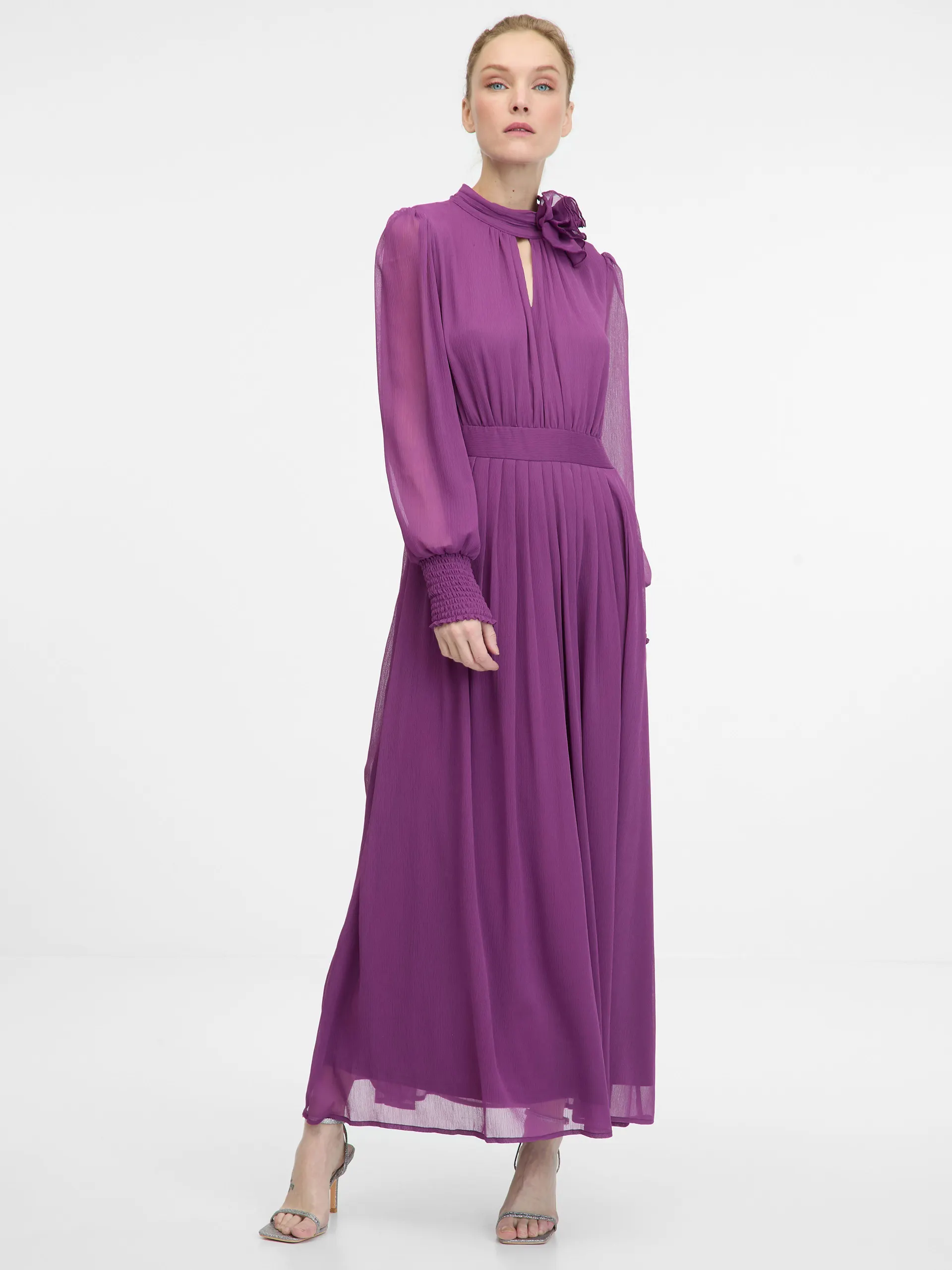 Lila Damen-Maxi-Kleid ORSAY
