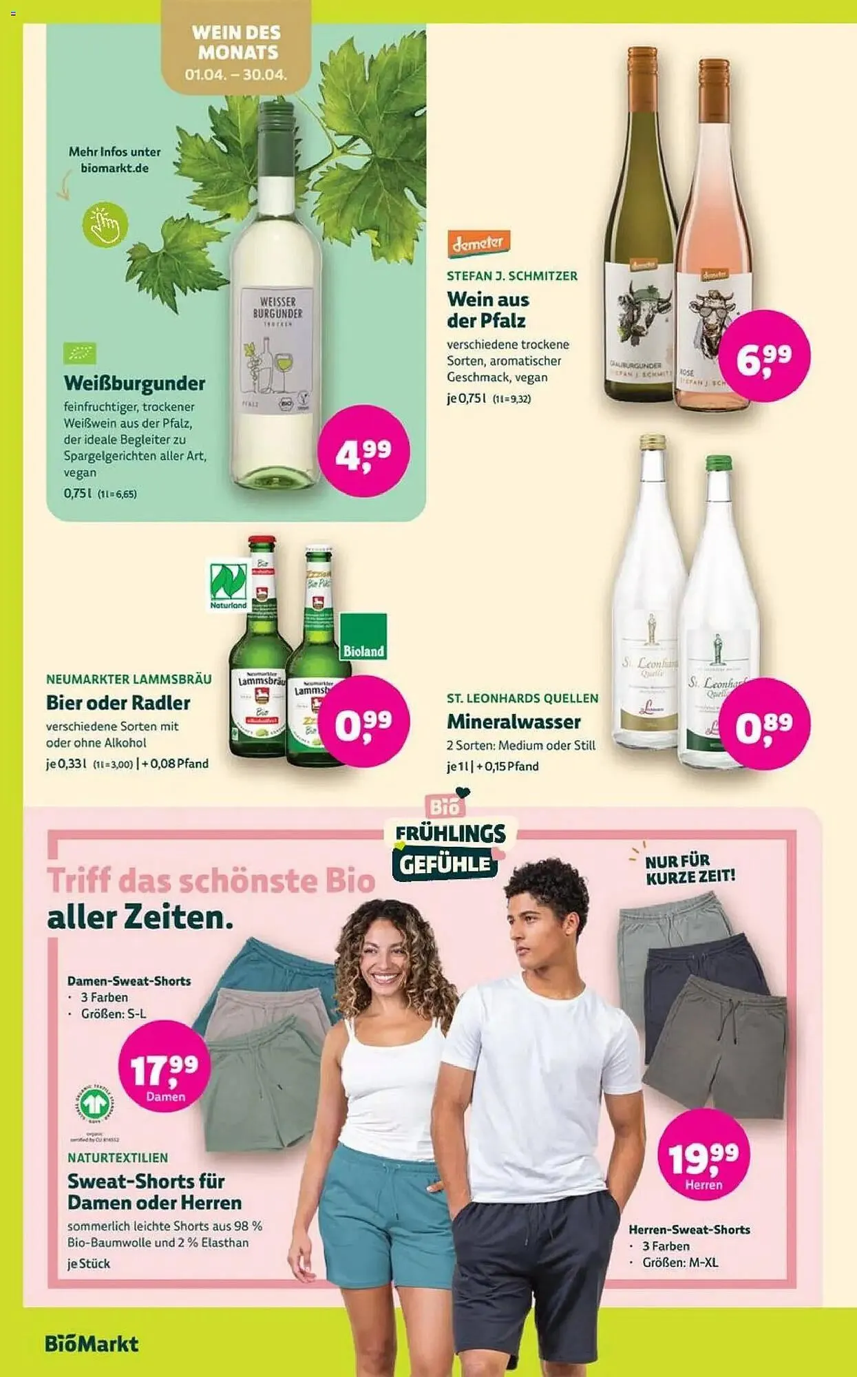 Biomarkt Prospekt von 8. April bis 21. April 2026 - Prospekt seite 12