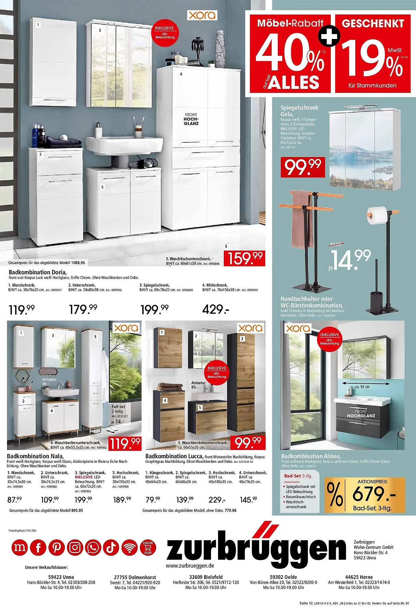 Zurbrüggen Prospekt von 12. Dezember bis 17. Januar 2026 - Prospekt seite 20