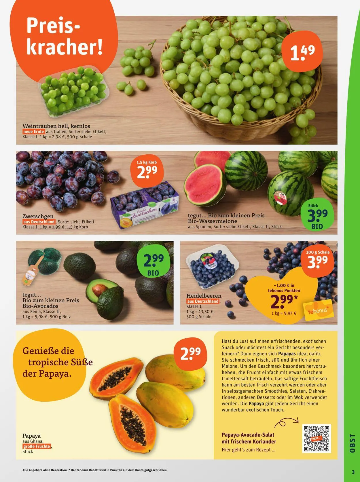 Tegut Aktueller Prospekt von 28. Juli bis 3. August 2025 - Prospekt seite 5