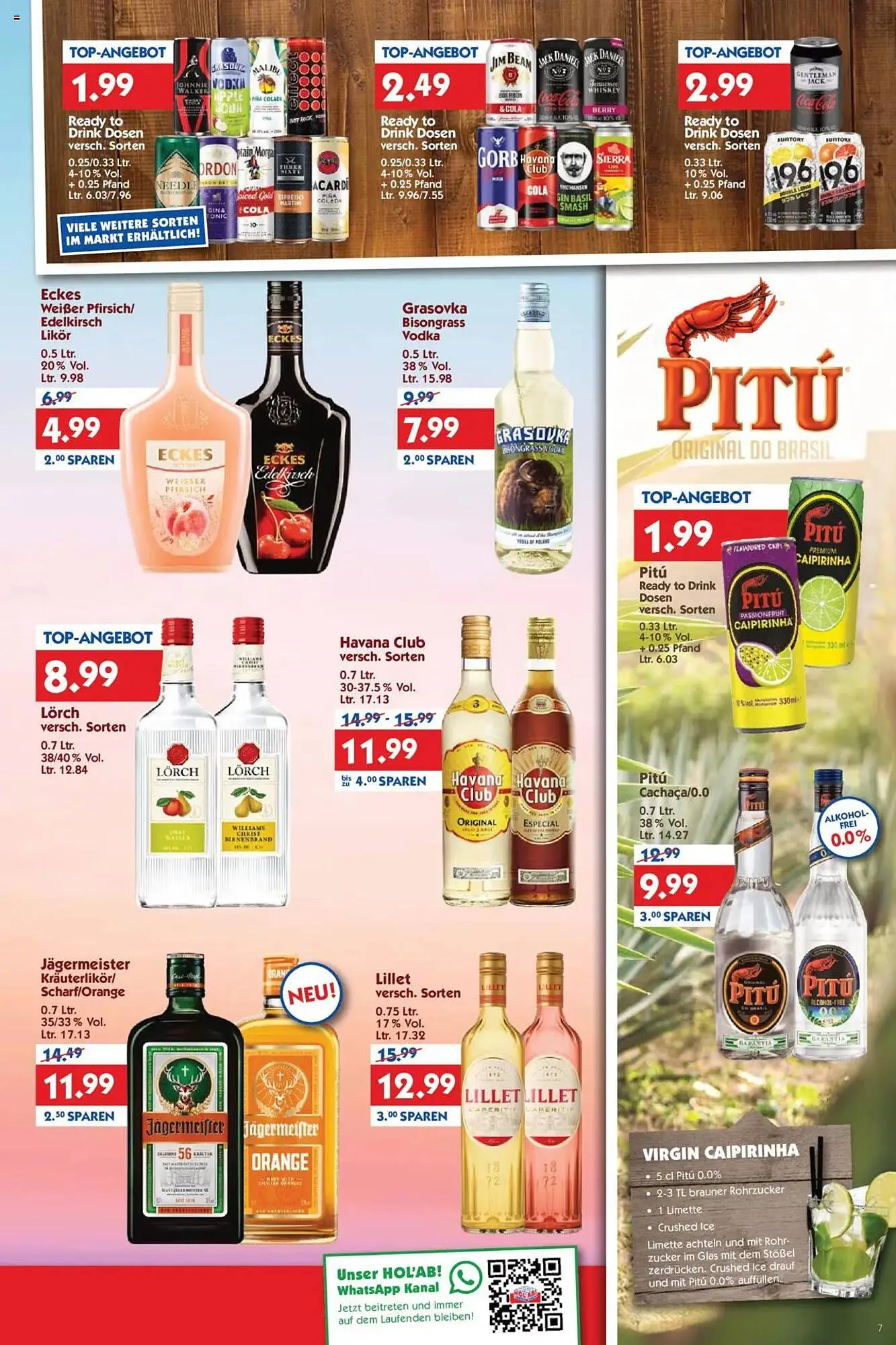 Hol'ab Getränkemarkt Prospekt von 30. Juni bis 5. Juli 2025 - Prospekt seite 7
