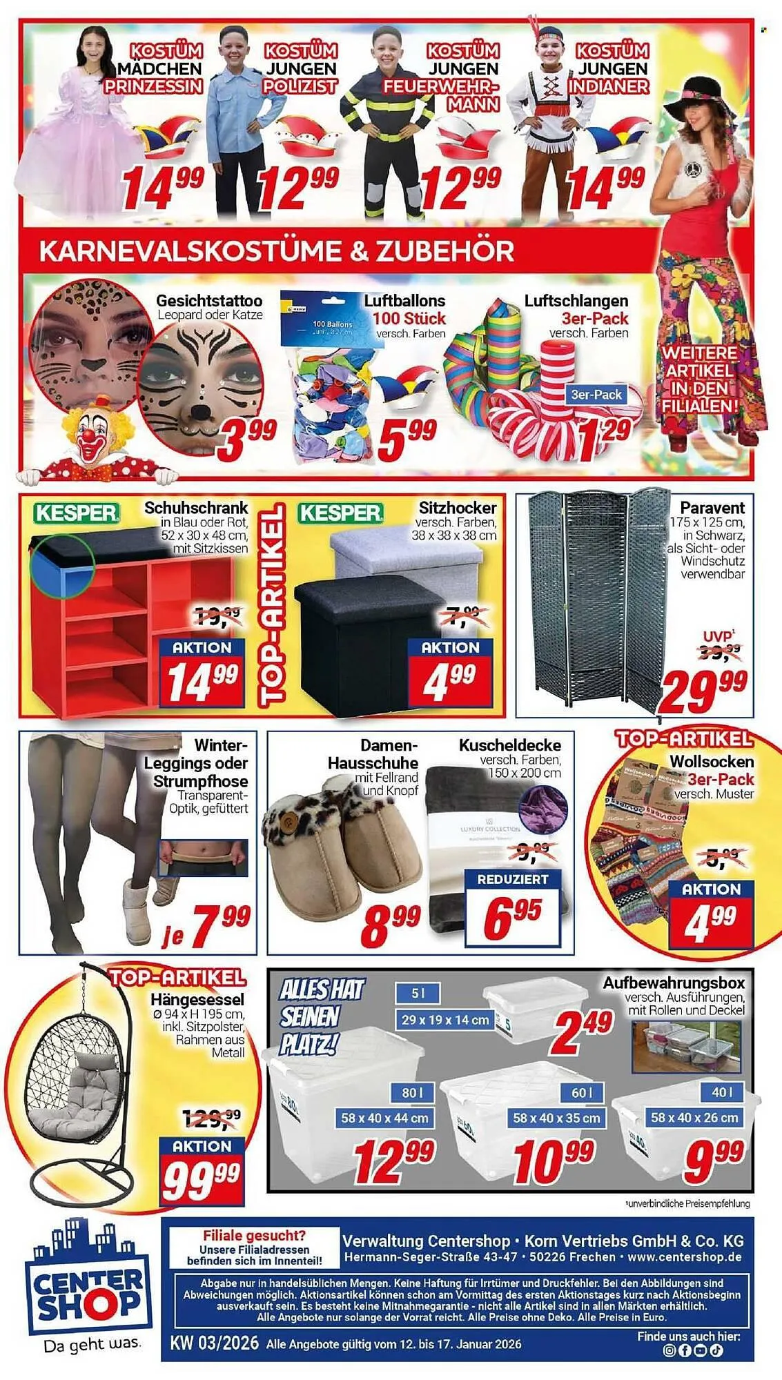 CENTERSHOP Prospekt von 12. Januar bis 17. Januar 2026 - Prospekt seite 8