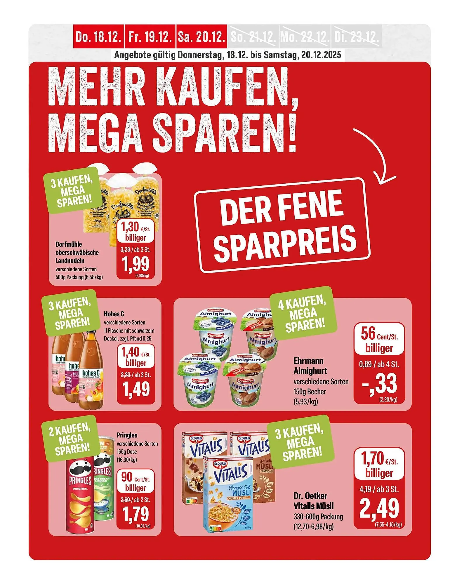 Feneberg Prospekt von 17. Dezember bis 20. Dezember 2025 - Prospekt seite 10