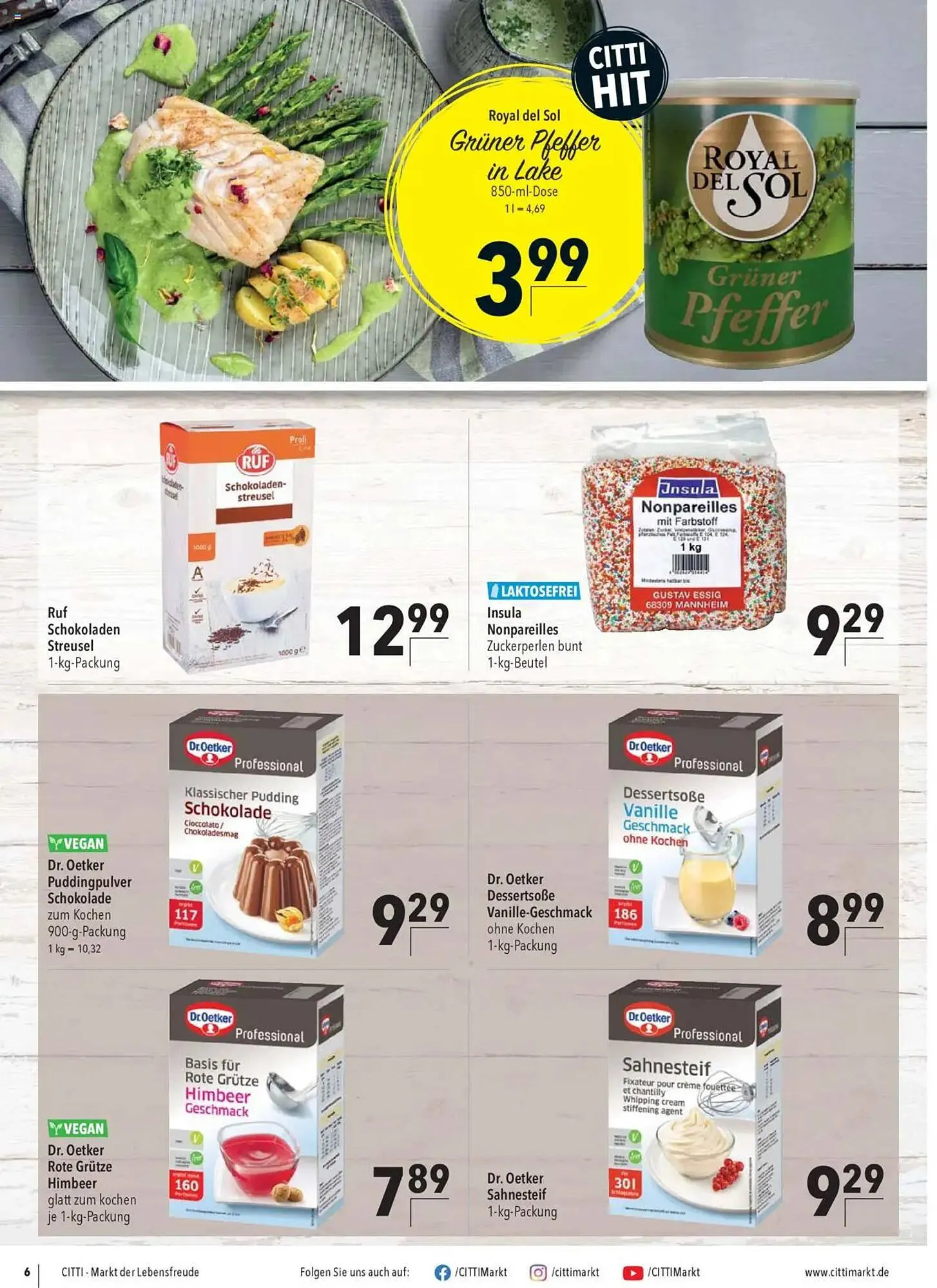 CITTI Markt Prospekt von 7. Mai bis 20. Mai 2025 - Prospekt seite 6