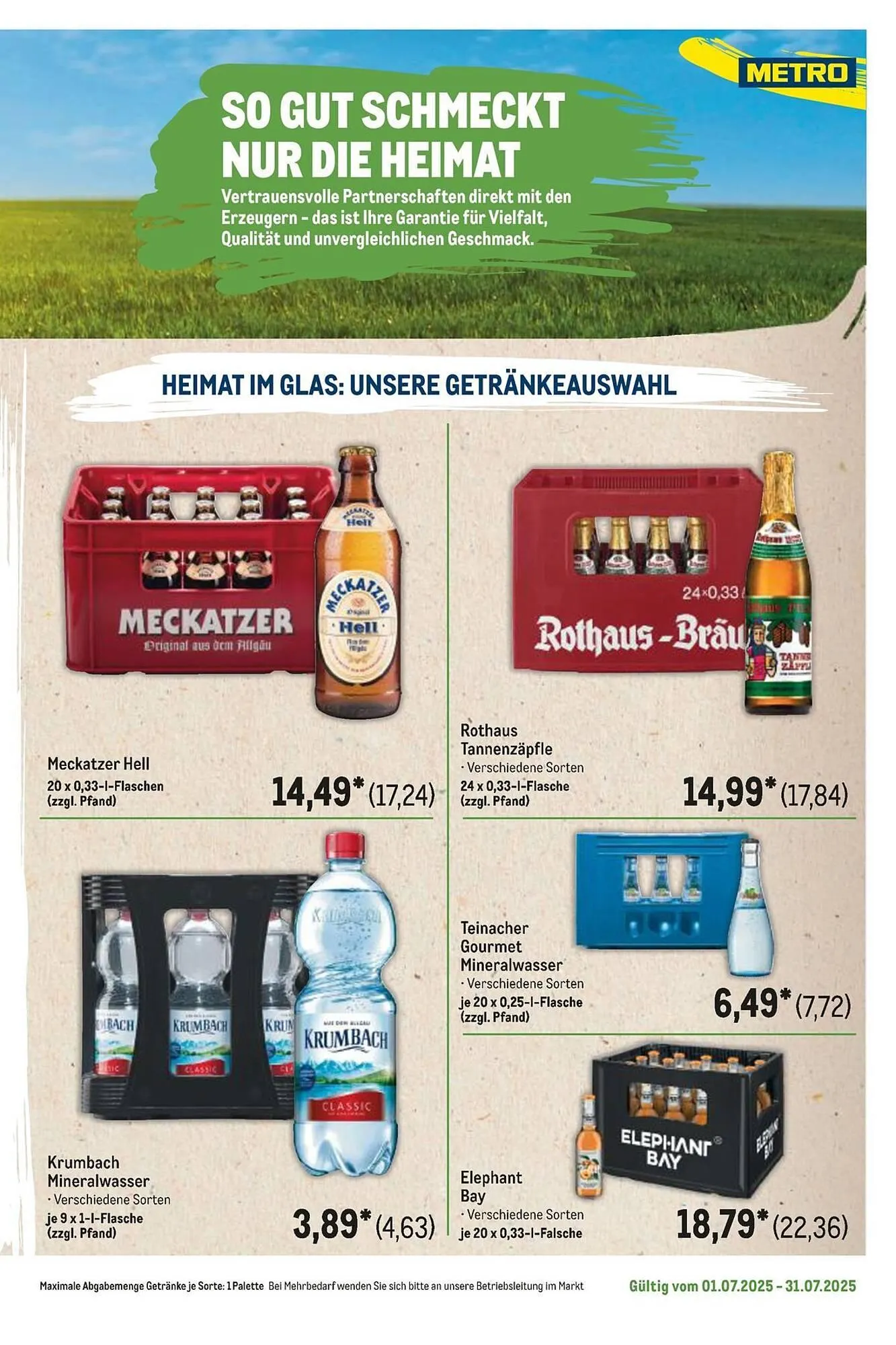 METRO Prospekt von 1. Juli bis 31. Juli 2025 - Prospekt seite 105