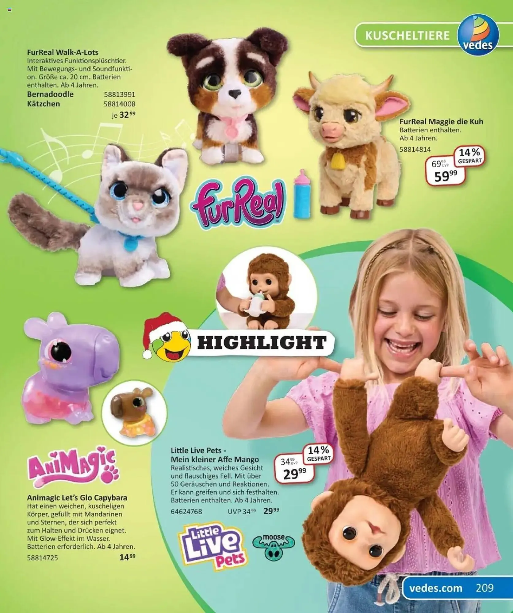 Vedes Prospekt von 29. September bis 6. Januar 2026 - Prospekt seite 209