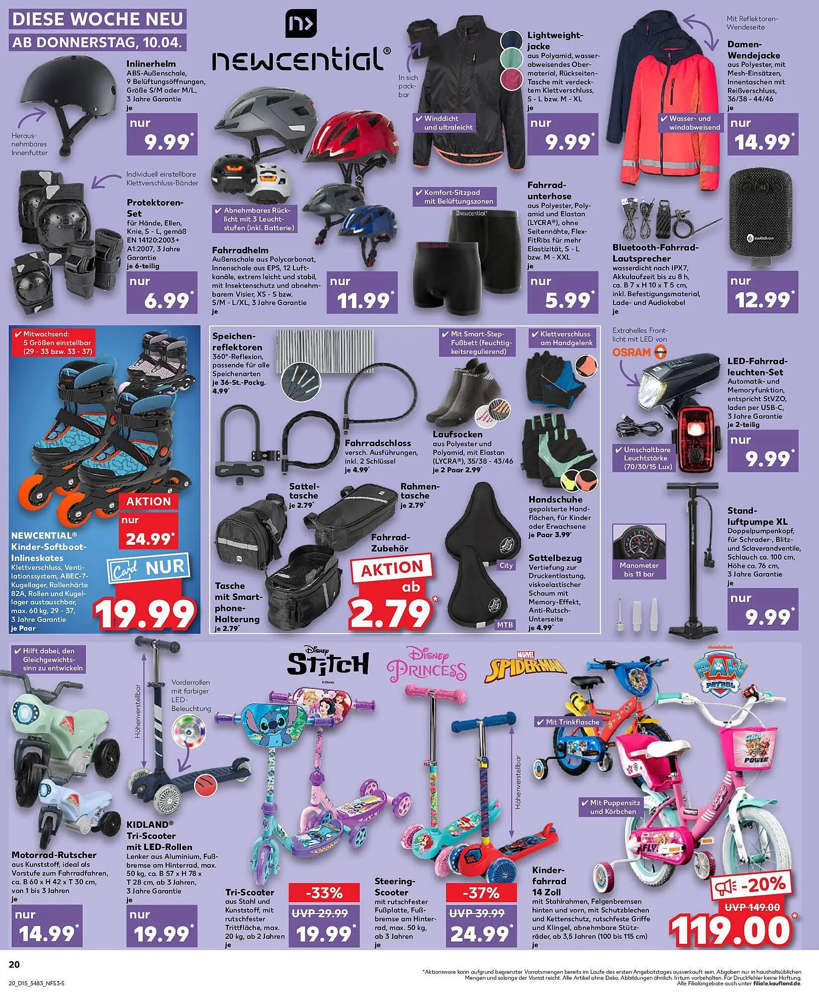 Kaufland Prospekt von 9. April bis 16. April 2025 - Prospekt seite 20