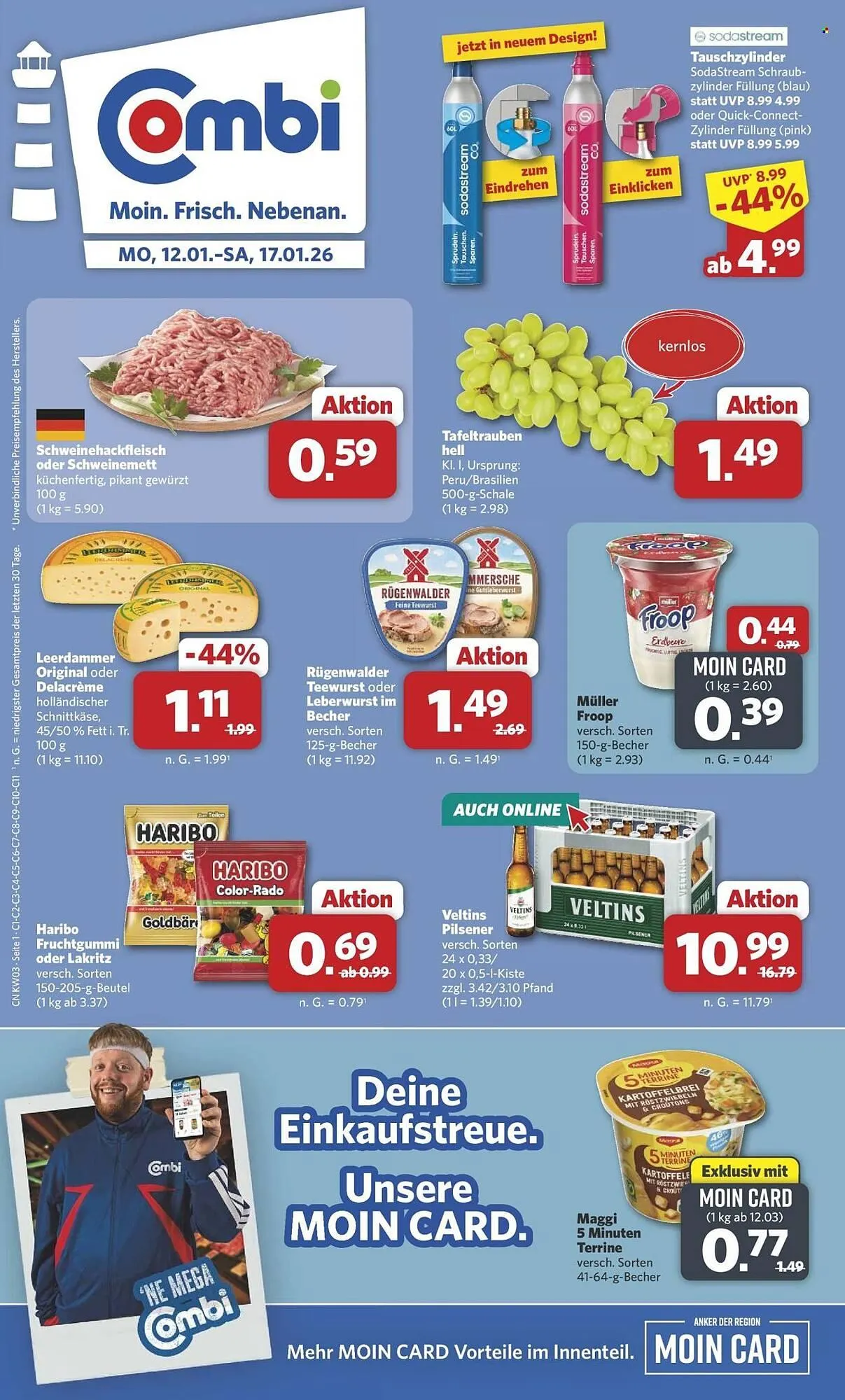 Combi Prospekt von 12. Januar bis 17. Januar 2026 - Prospekt seite 1