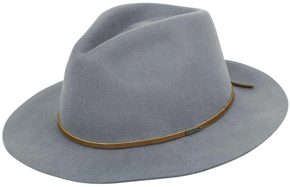 "Wesley Fedora" Hut grau von Brixton