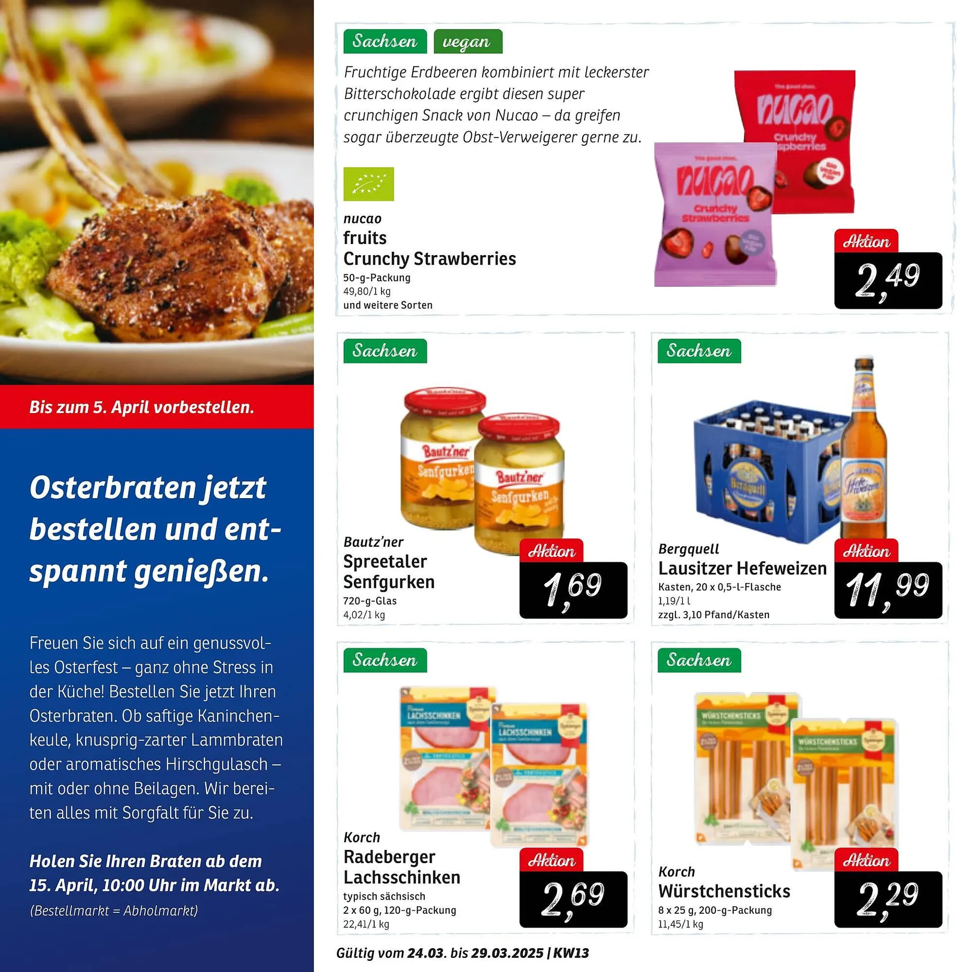 KONSUM Prospekt von 24. März bis 29. März 2025 - Prospekt seite 2